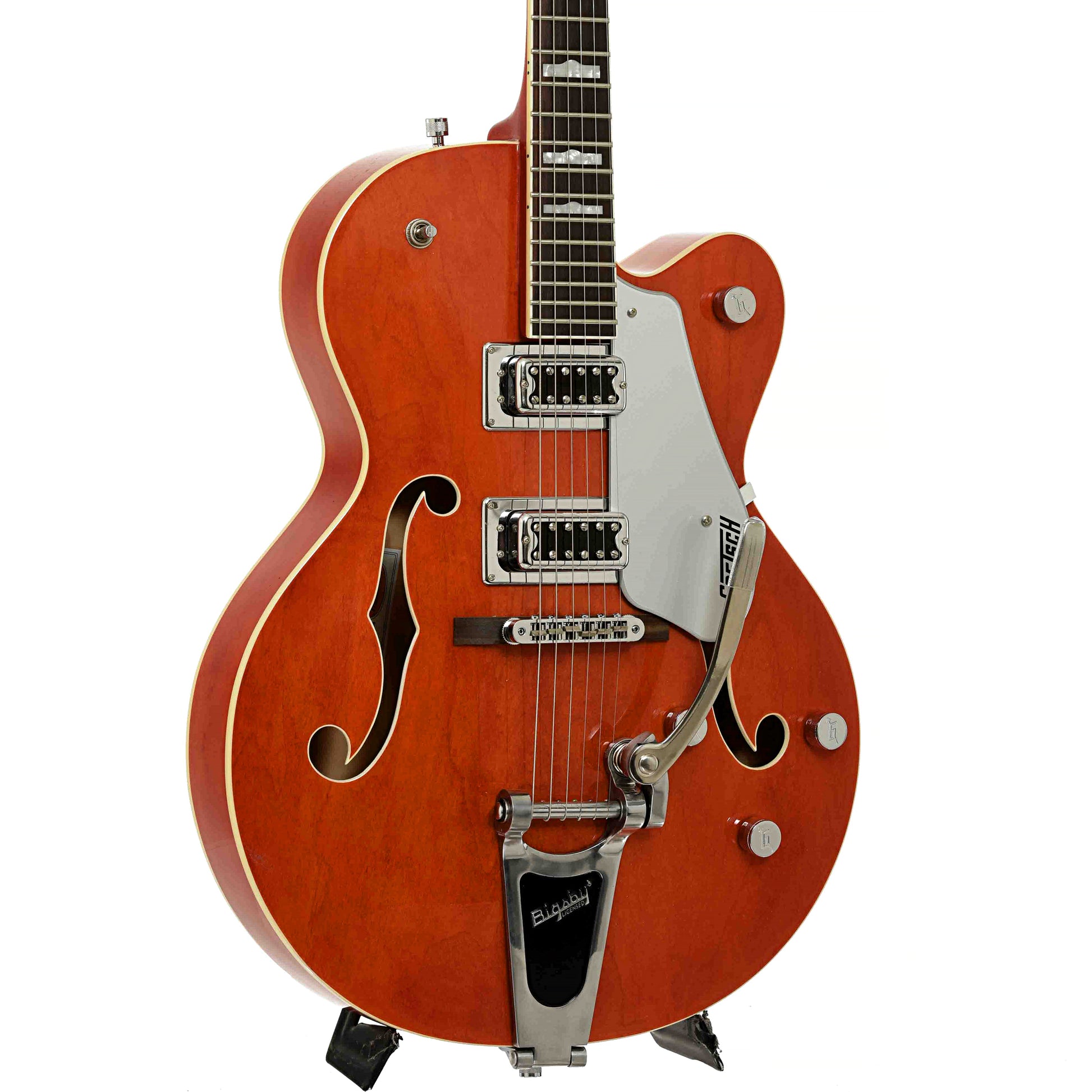 Front and side of Gretsch G5420T Hollowbody Electric Guitar