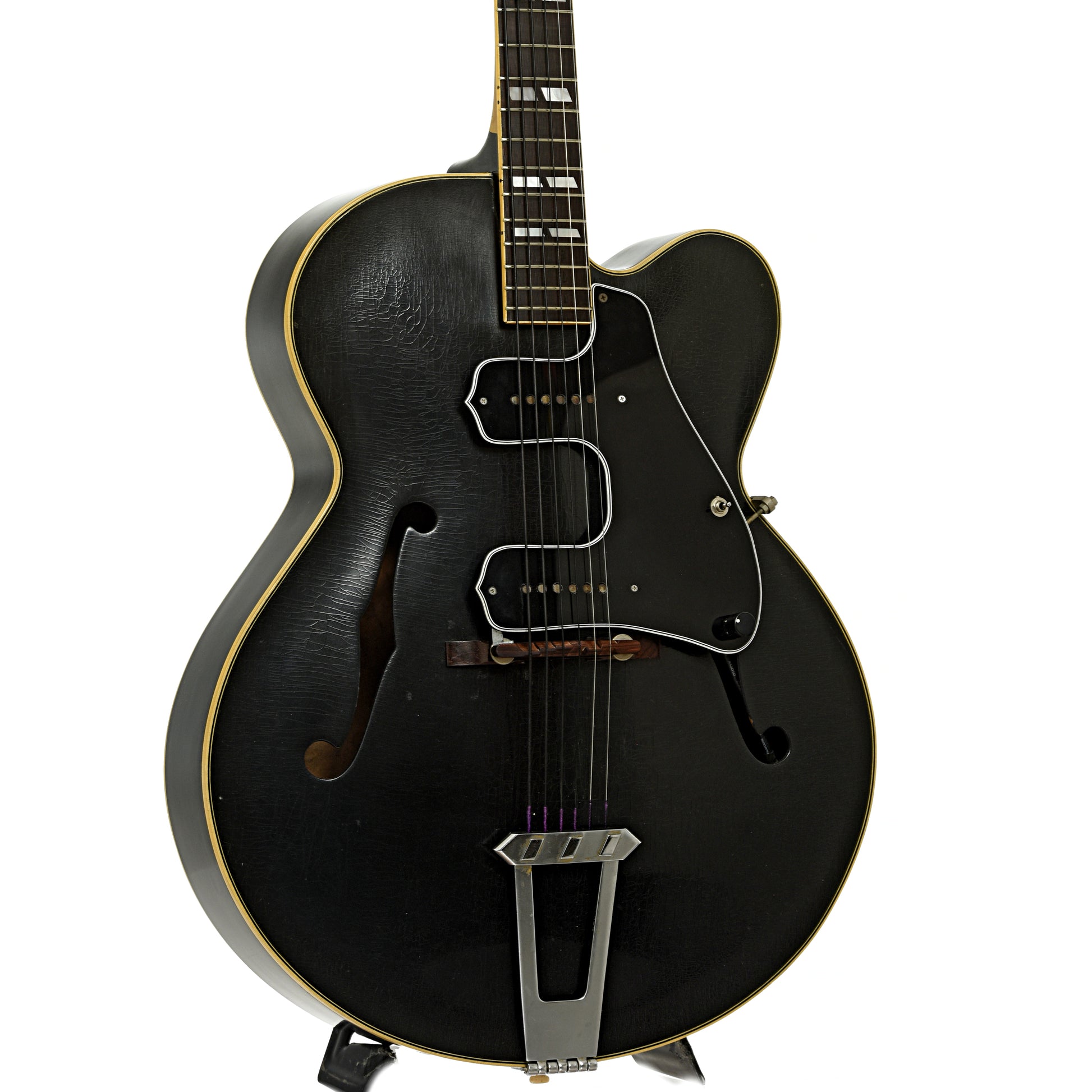 Front and side of Gibson L-7CE Archtop Hollowbody Electric Guitar