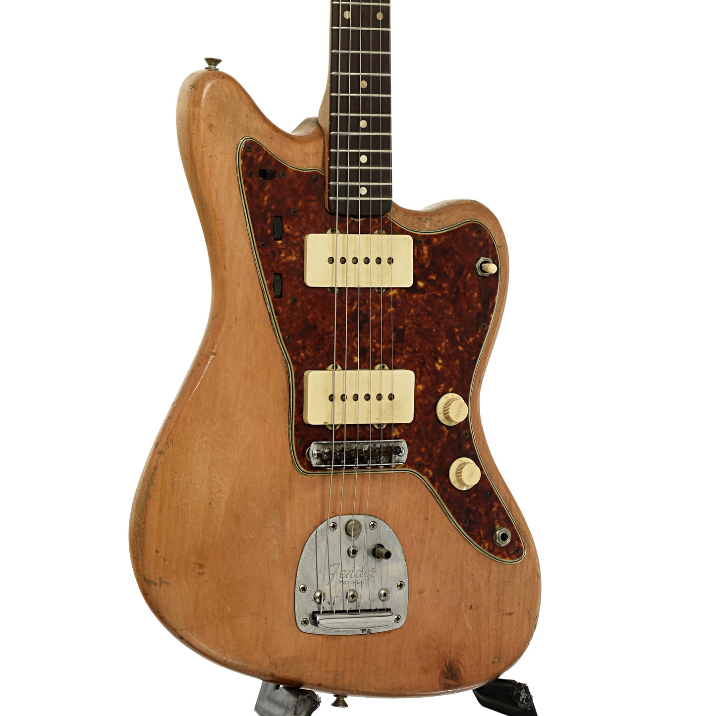 Front and side of Fender Jazzmaster Electric Guitar  