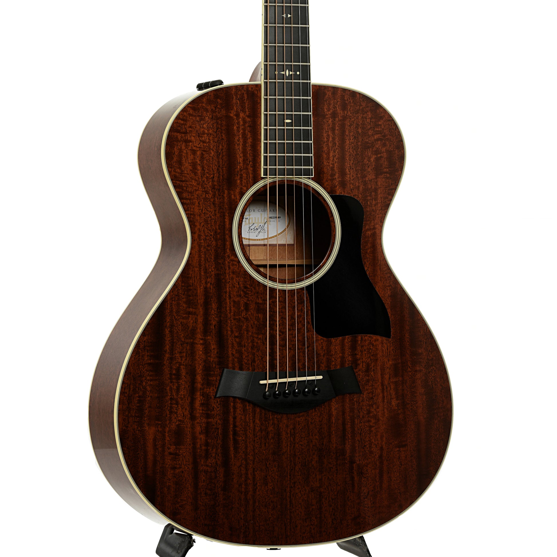 Front and side of Taylor 522e 12-Fret Acoustic-Electric Guitar