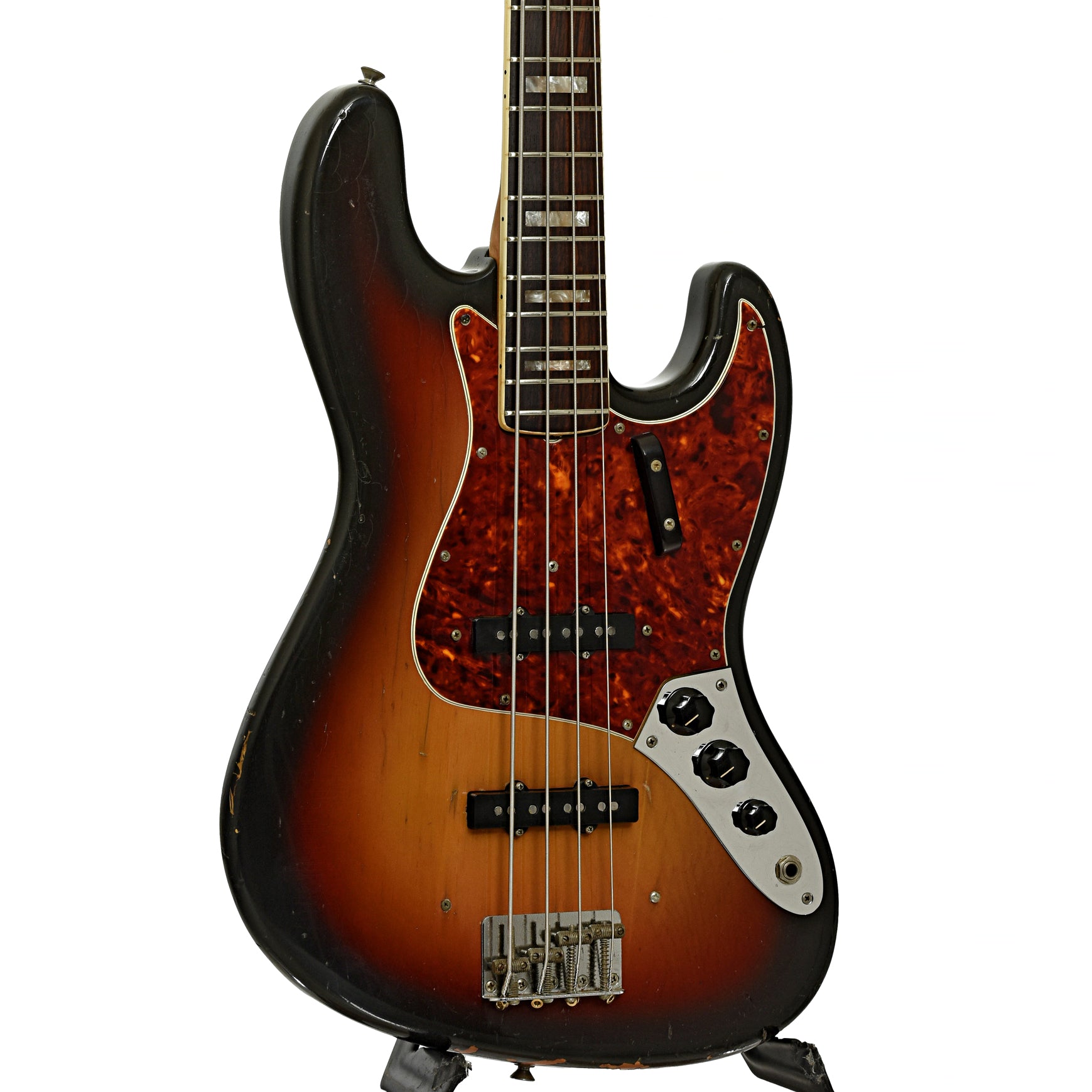 Front and side of Fender Jazz Electric Bass 