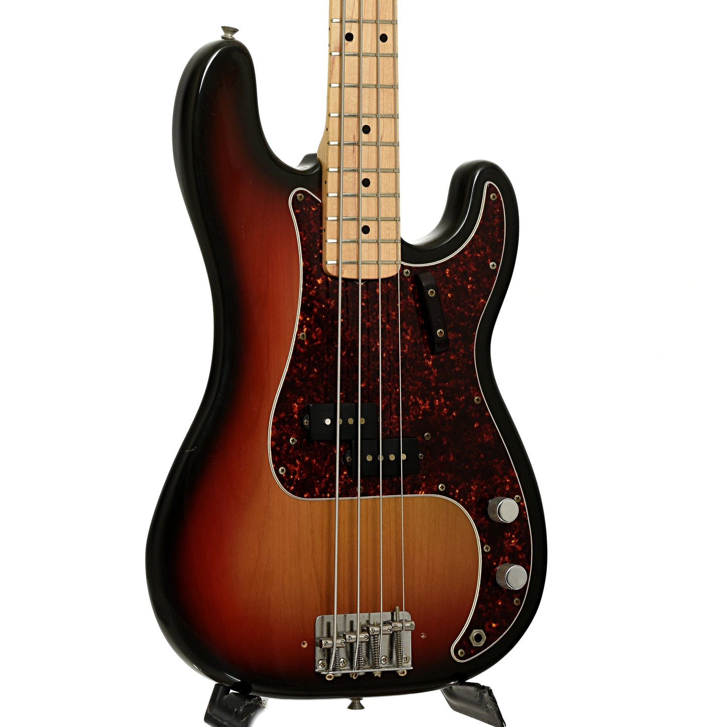 Front and side of Fender Precision Electric Bass