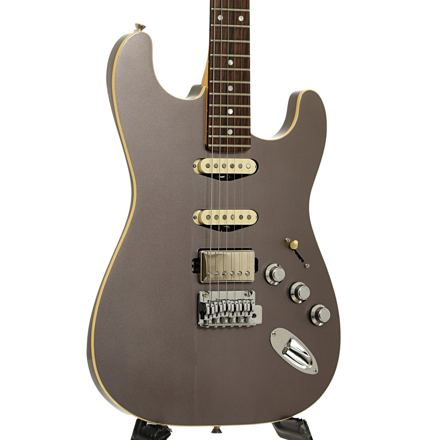 Front and side of Fender Aerodyne Special Stratocaster HSS Electric Guitar