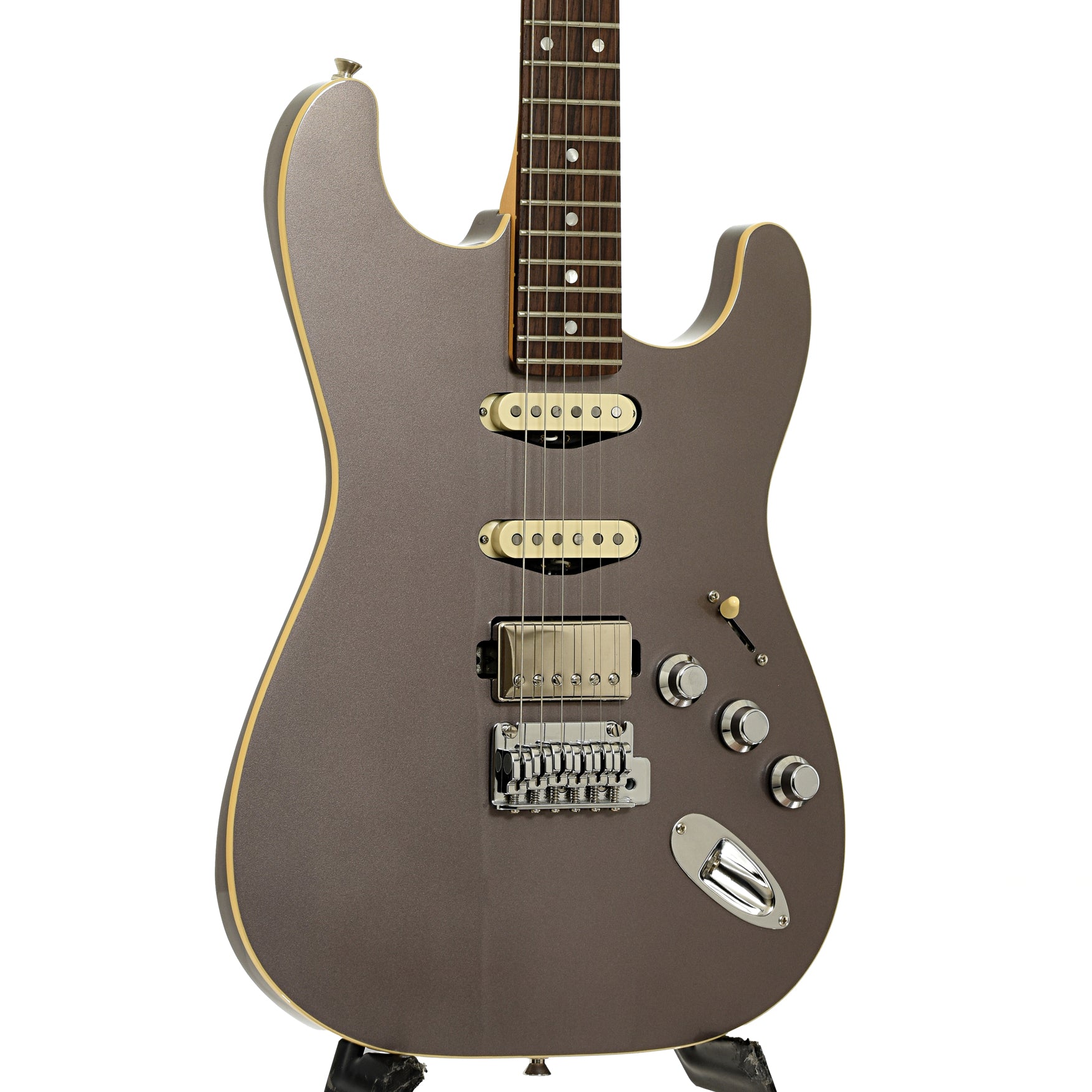 Front and side of Fender Aerodyne Special Stratocaster HSS Electric Guitar