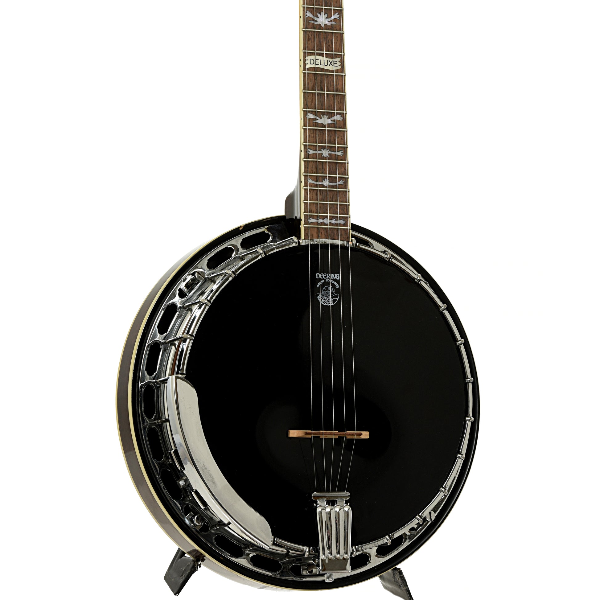 Front and side of Fender FB-58 Resonator Banjo 