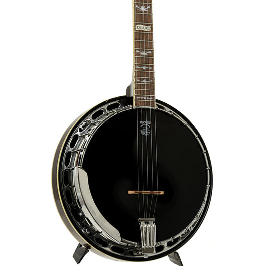 Front and side of Fender FB-58 Resonator Banjo 