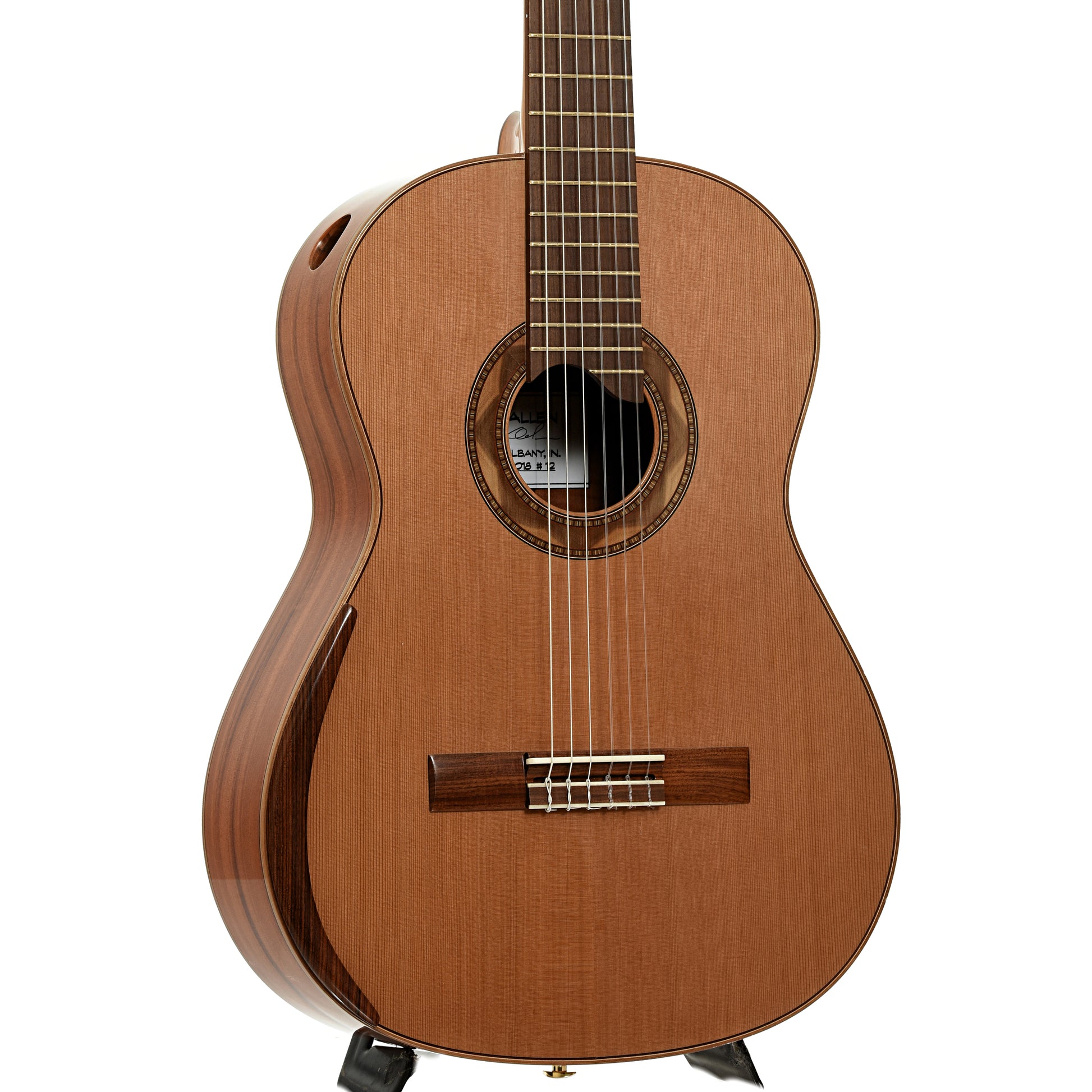 Front and side of SF Allen Classical Guitar 
