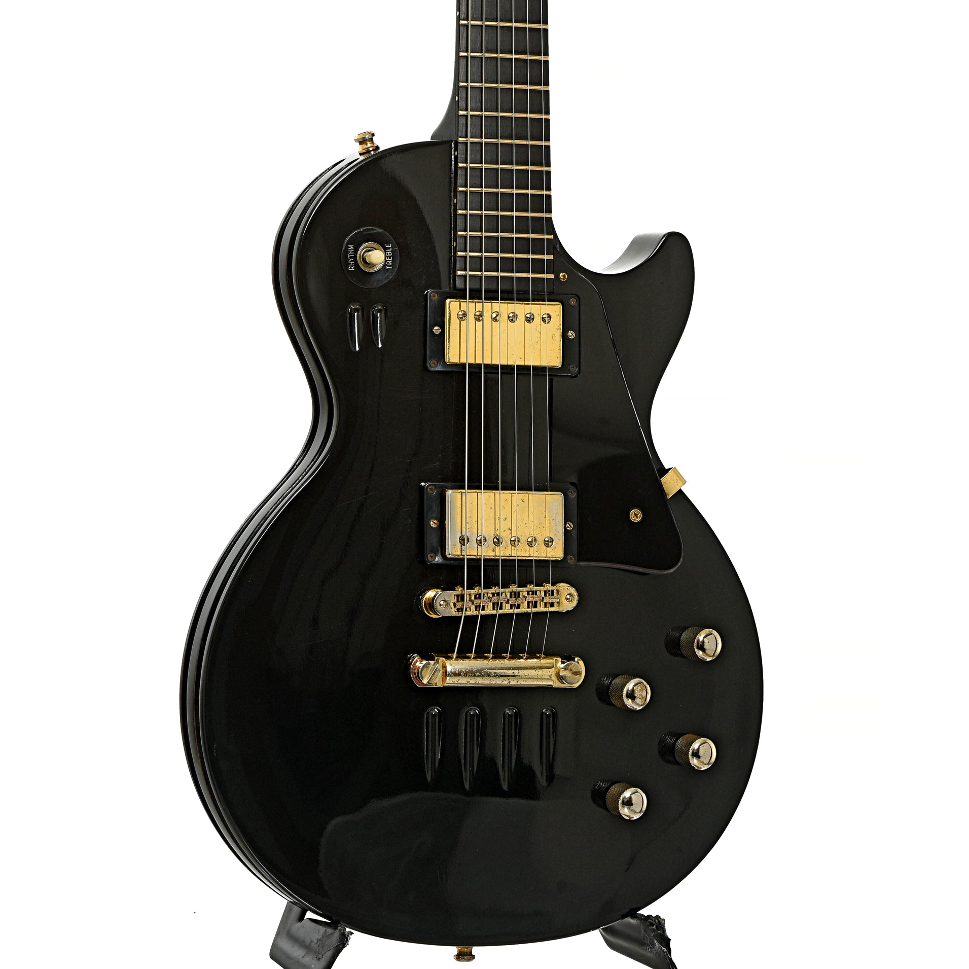 Front and side of Gibson Les Paul Menace Electric Guitar