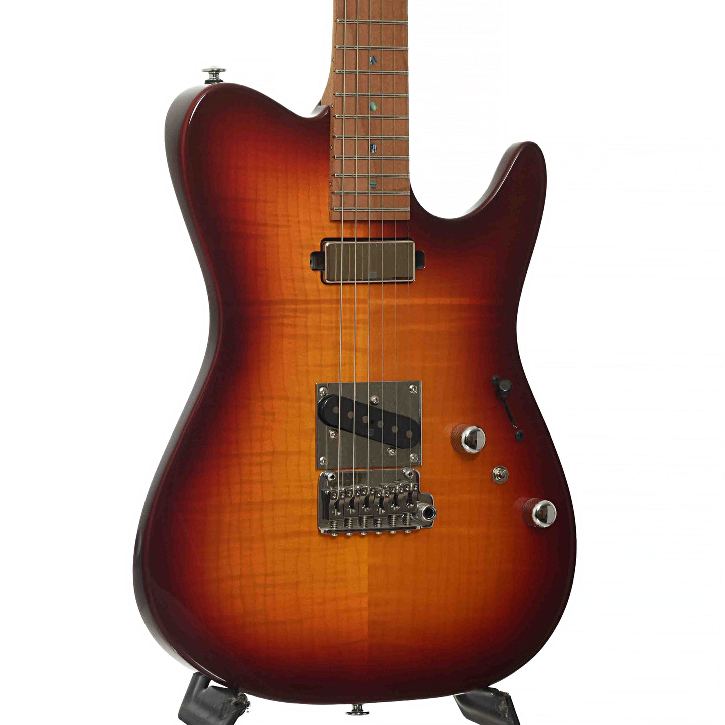 Front & Side of Ibanez Prestige Series AZS200F
