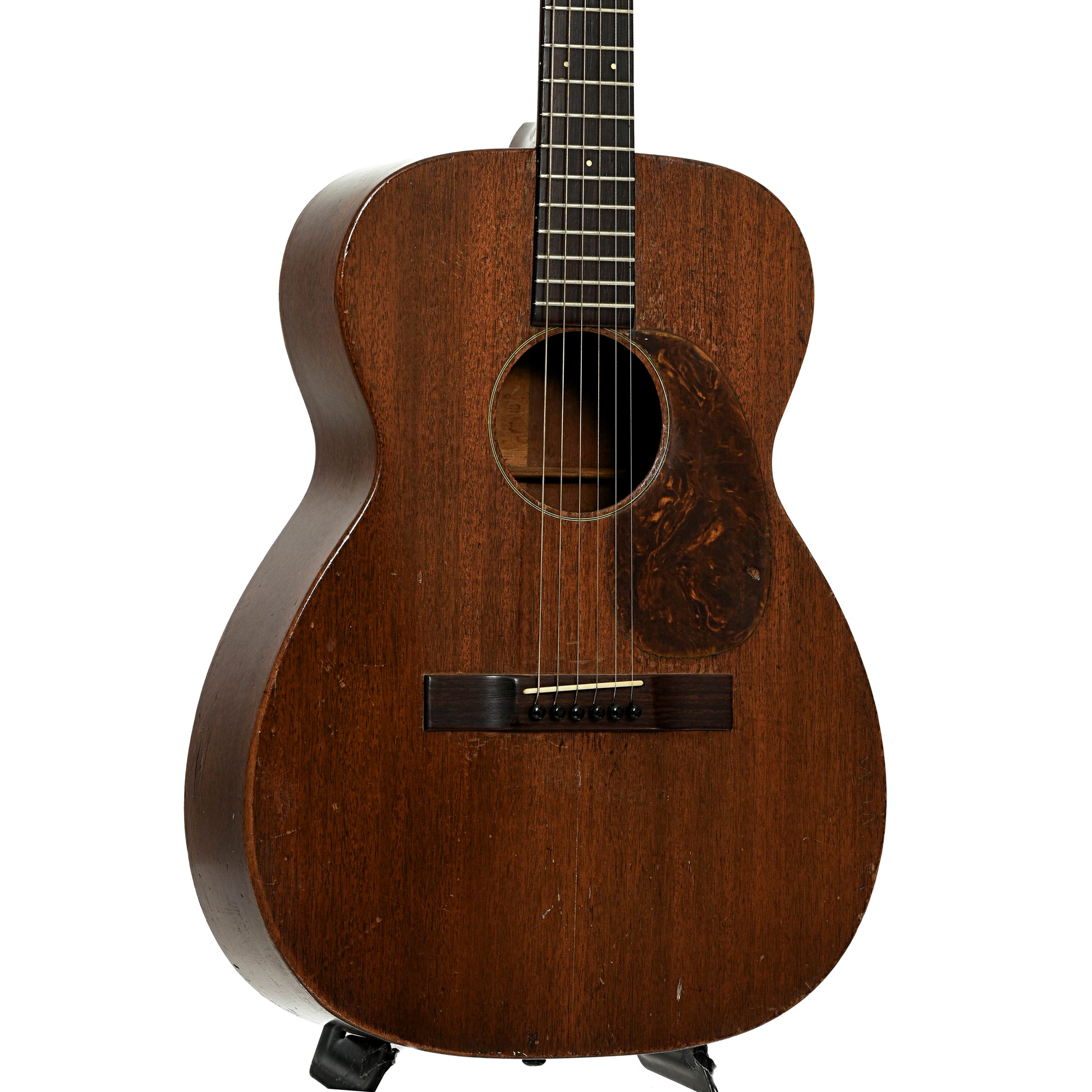 Front and side of Martin 00-17 Acoustic Guitar 