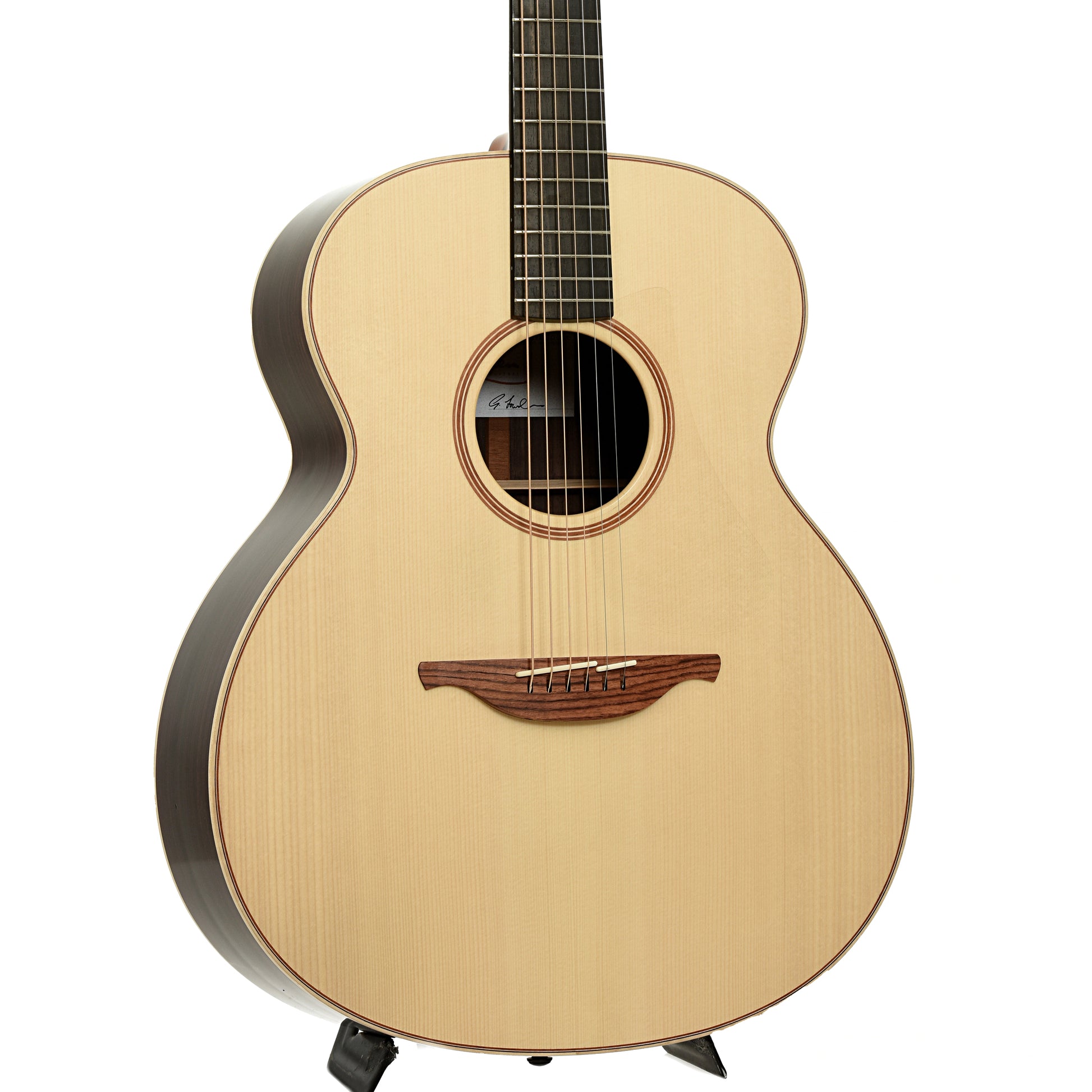 Front and side of Lowden O-32 Plus Acoustic Guitar