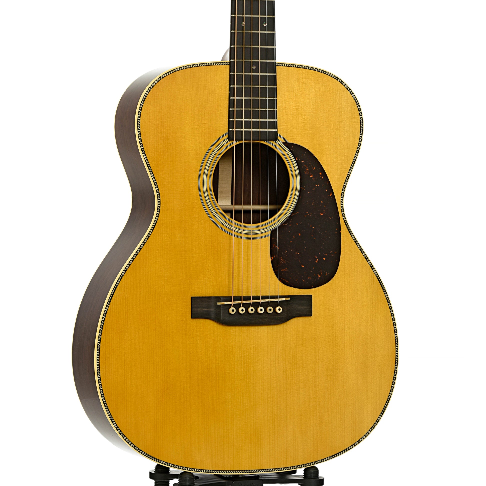 Front and side of Martin Custom Shop 000-28 Authentic, Madagascar Rosewood, Acoustic Guitar 