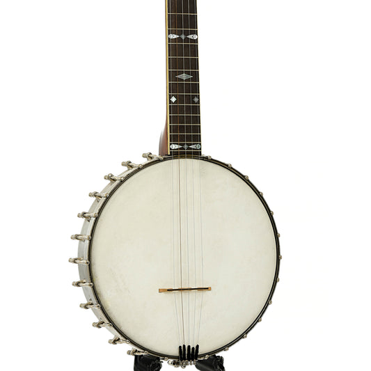 Front and side of Fairbanks / Unger Conversion Open Back banjo