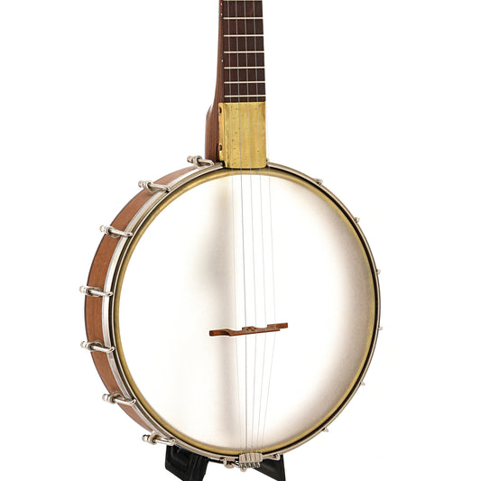 Front and side of Dogwood Cherry 12" Open Back Banjo