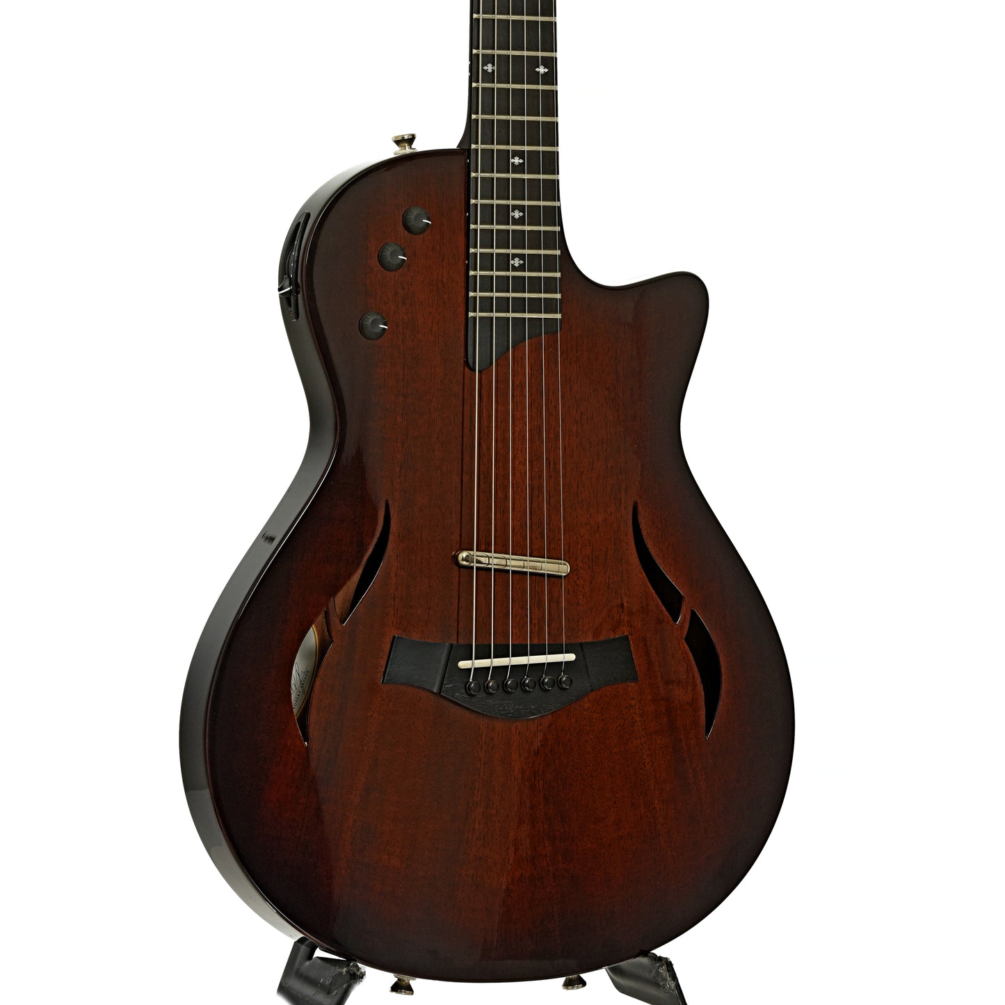 Front and side of Taylor T5z Classic DLX Acoustic-Electric Guitar
