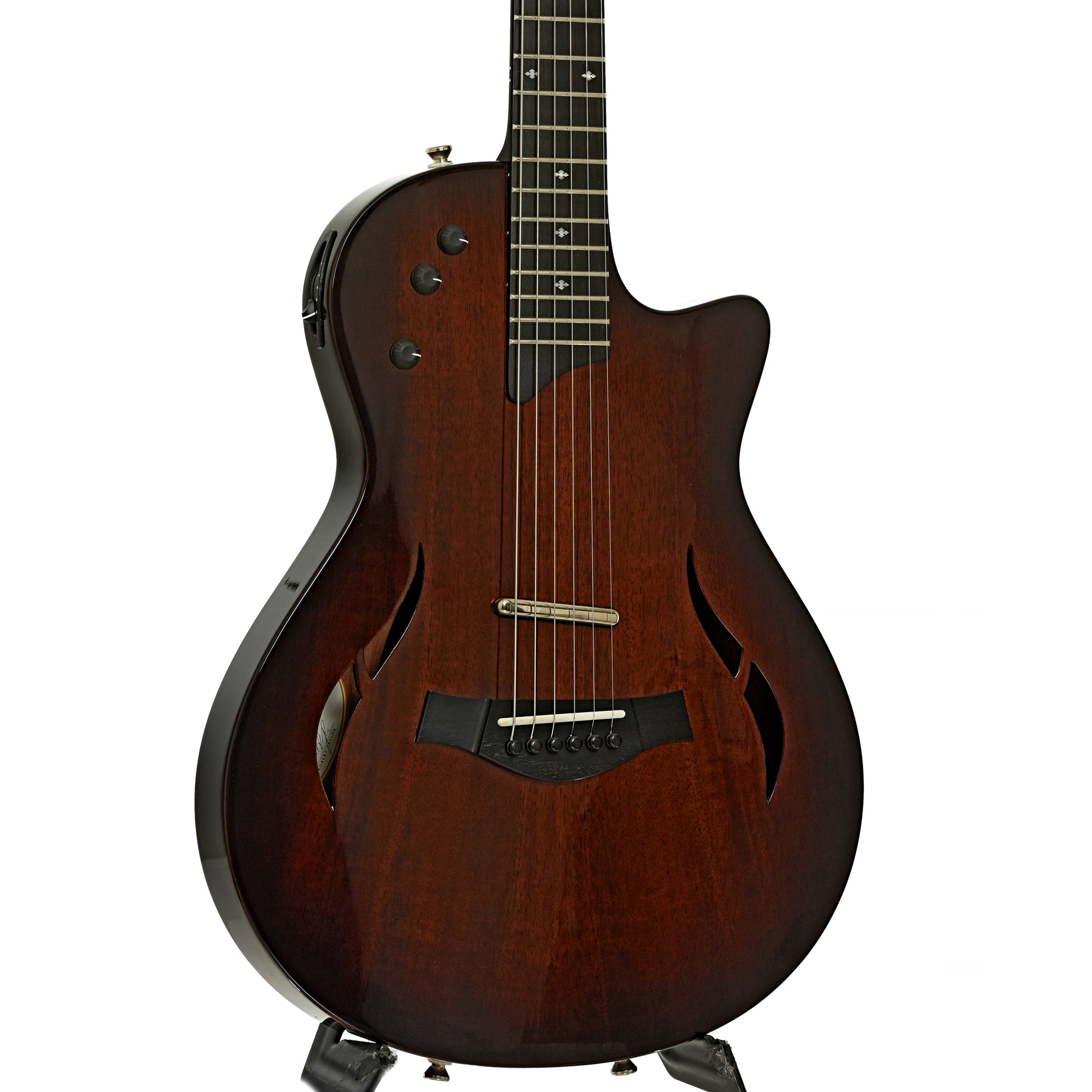 Front and side of Taylor T5z Classic DLX Acoustic-Electric Guitar