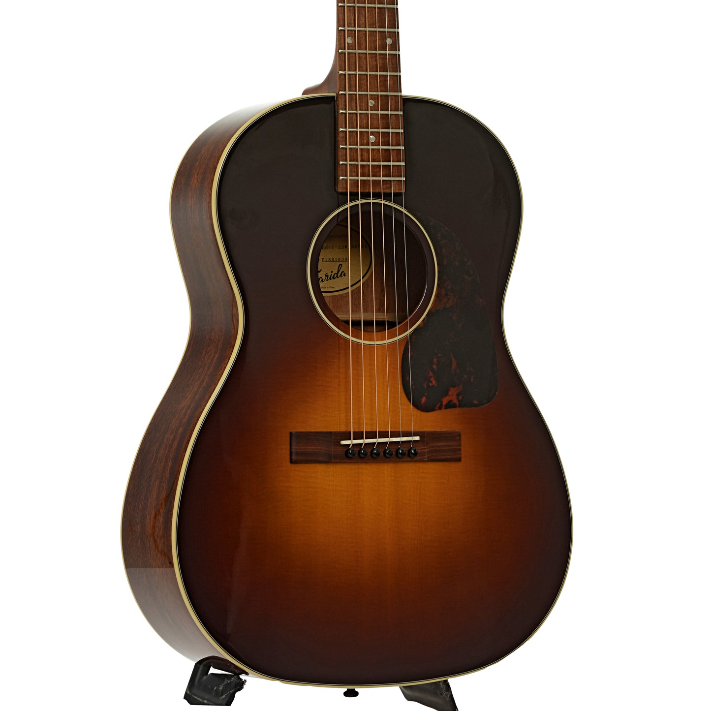 Feront and side of Farida Holiday Pack, 00-Size Acoustic Guitar