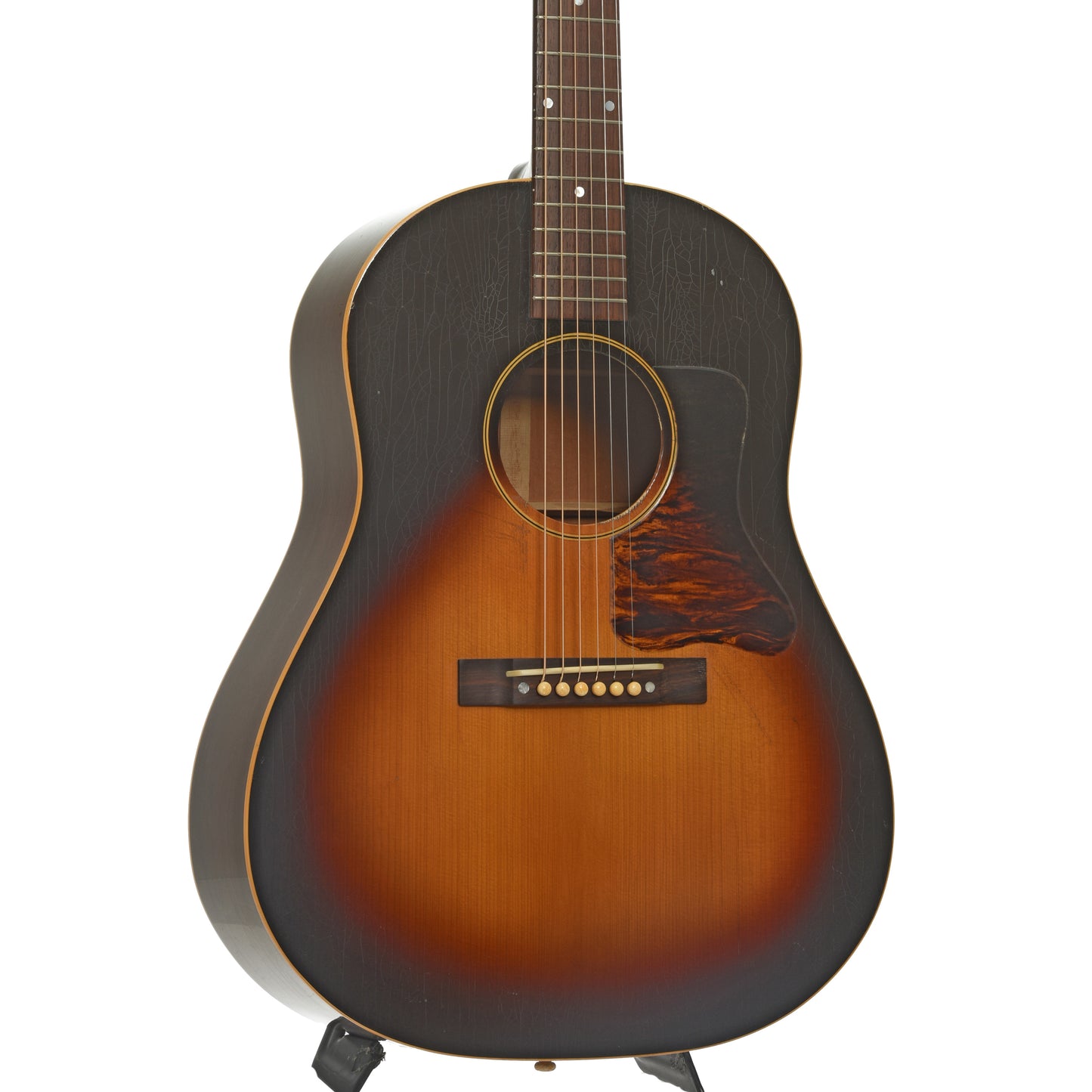 Front and side of Pre-War Guitars Co. Slope Shoulder Dreadnought Level 3 Acoustic Guitar