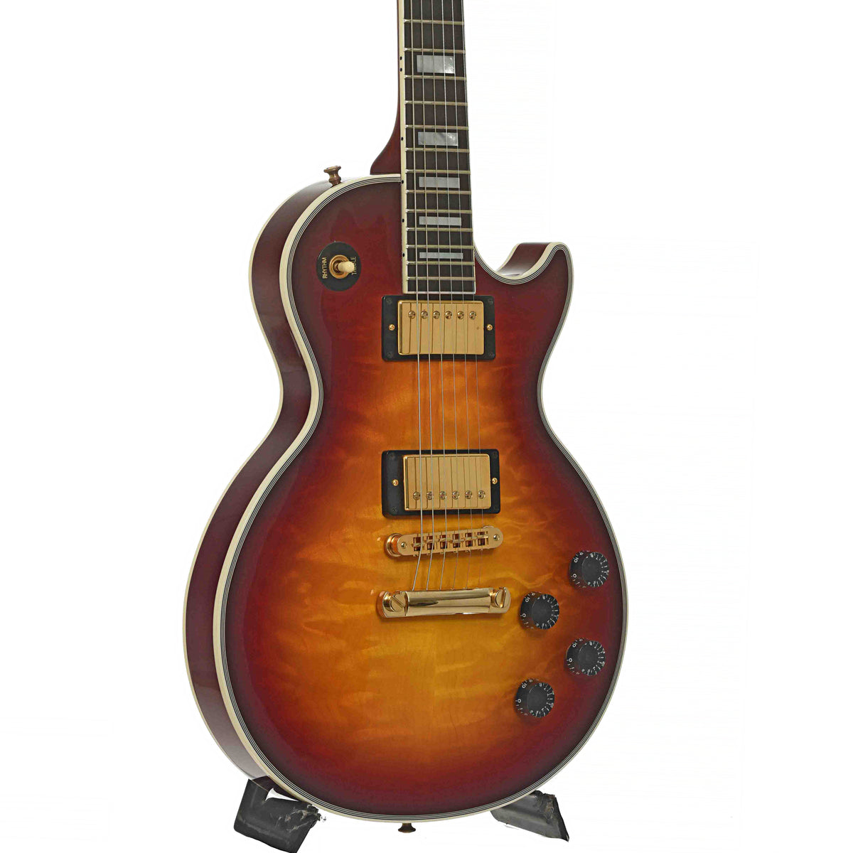 Front and side of Gibson Les Paul Custom Q