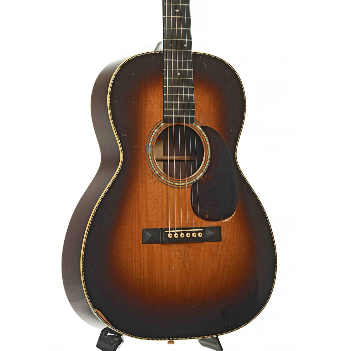 Pre-War Guitars Co. Herringbone 000 12-Fret Acoustic Guitar & Case, Level 2 Shade Top