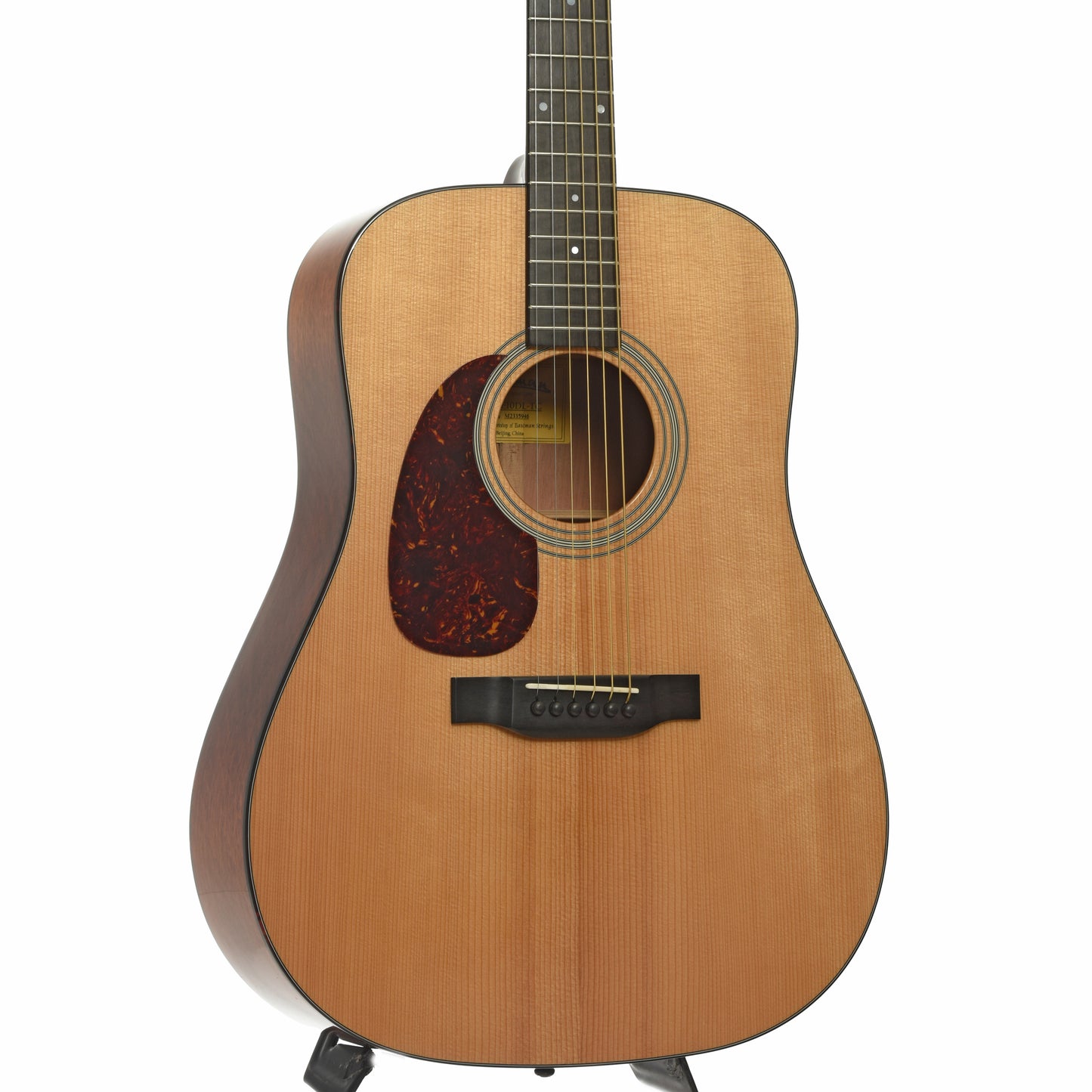 Front and side of Eastman E10DL-TC Left-Handed Acoustic Guitar
