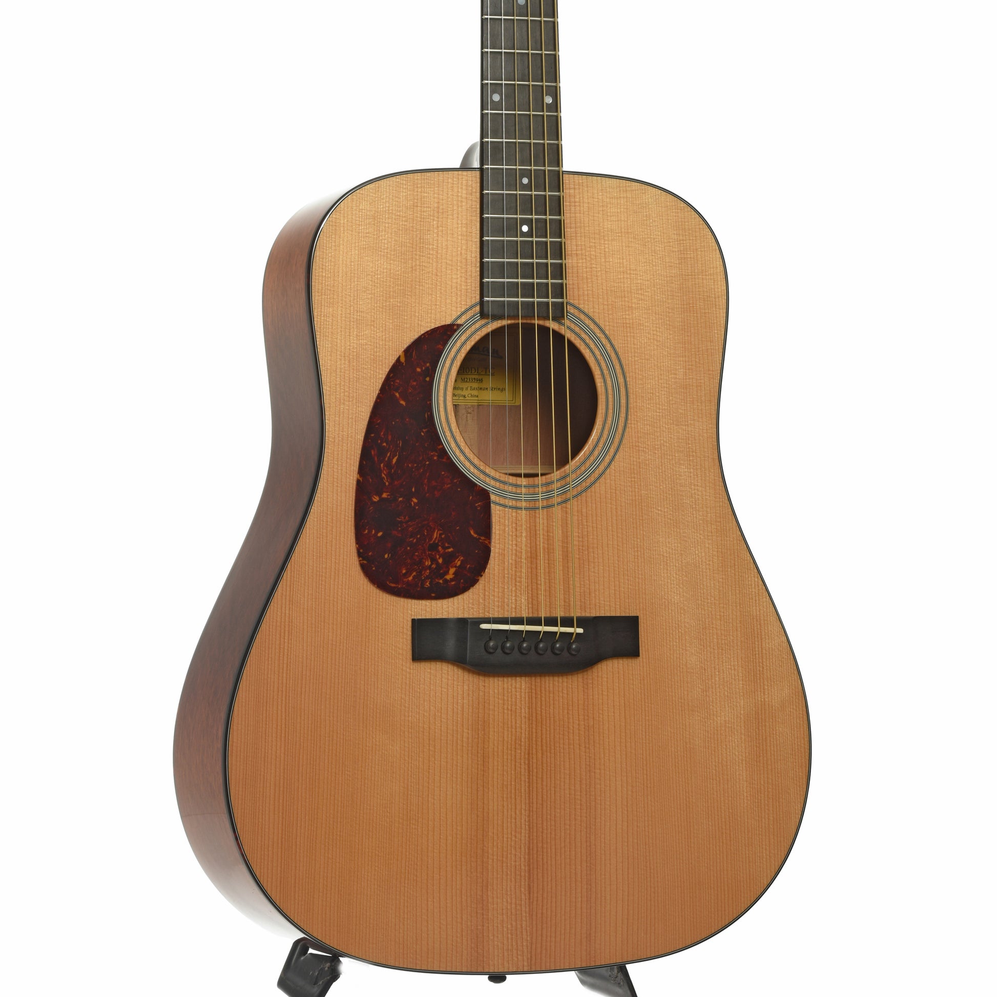 Front and side of Eastman E10DL-TC Left-Handed Acoustic Guitar