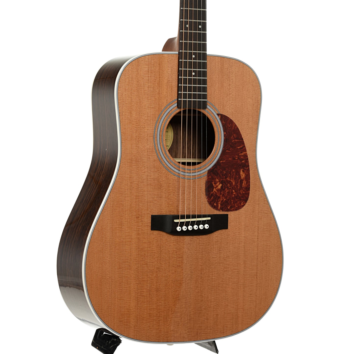 Front and side of Bristol by Blueridge BL-160 Deluxe Series Dreadnought Acoustic Guitar