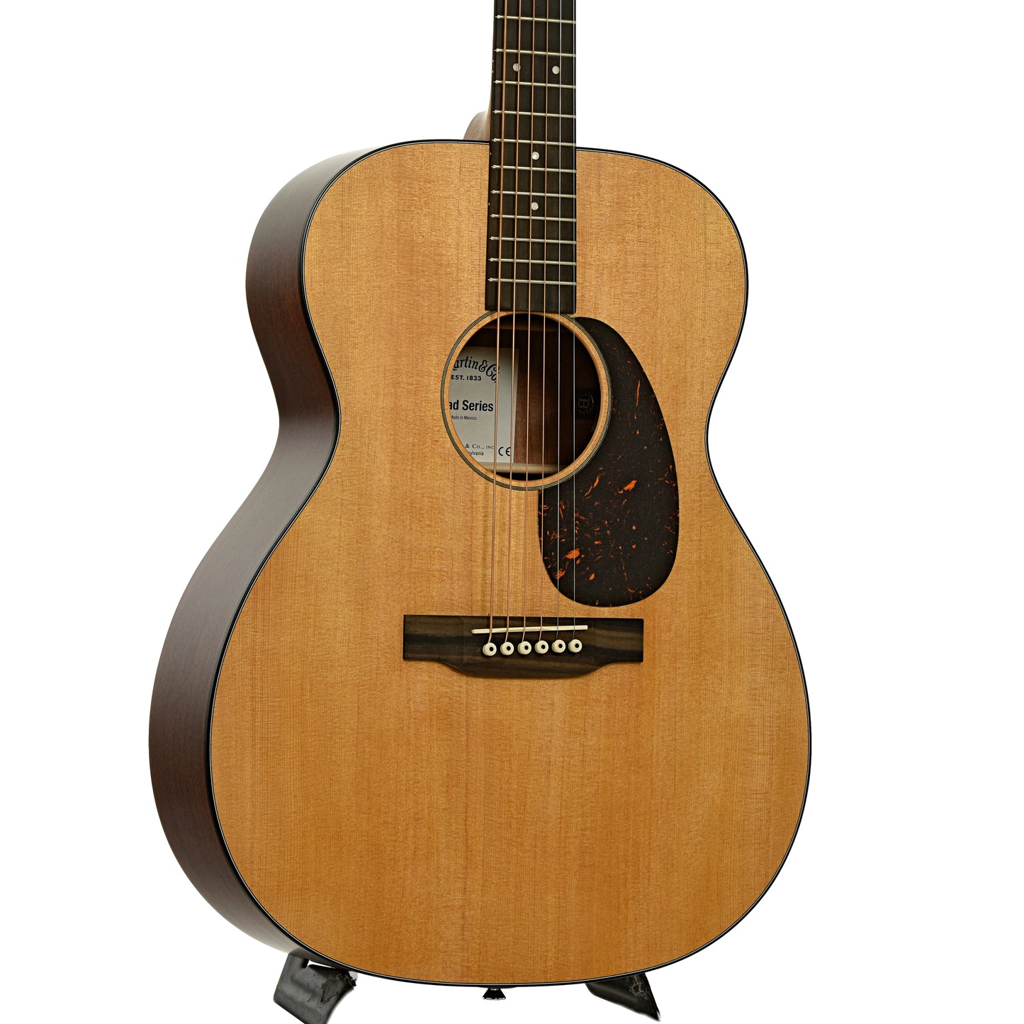Front and side of Martin 000-10E Retro Guitar