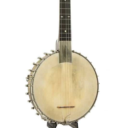 front and side of H.C. Dobson Openback Banjo