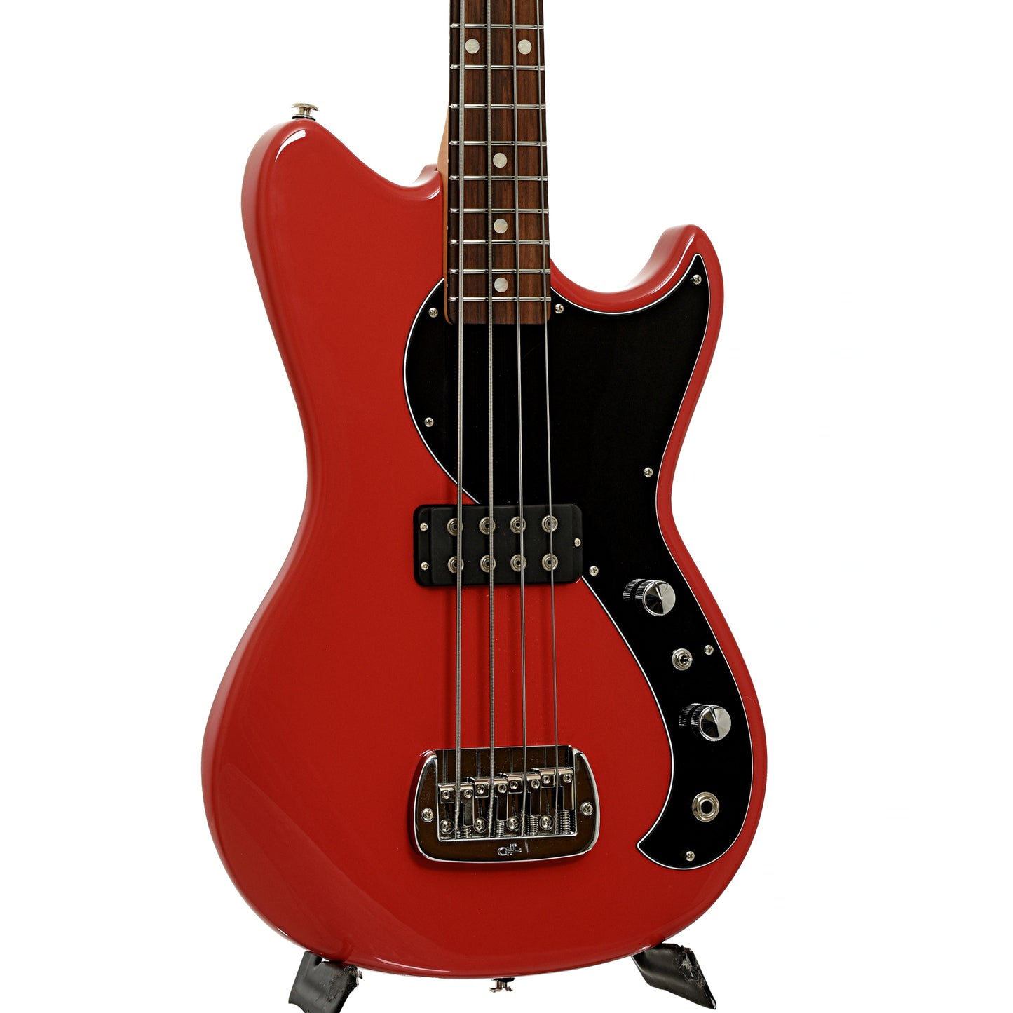 Front and side of G&L Fallout 4-String Electric Bass 