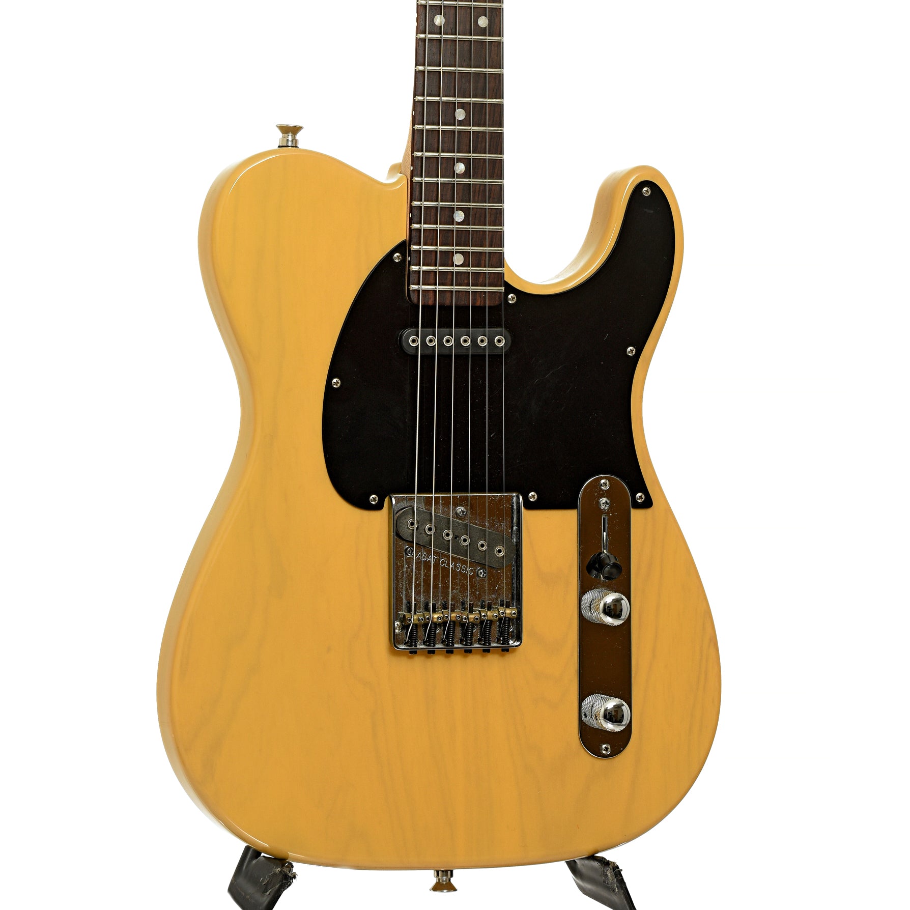 Front and side of G&L ASAT Classic Electric Guitar  
