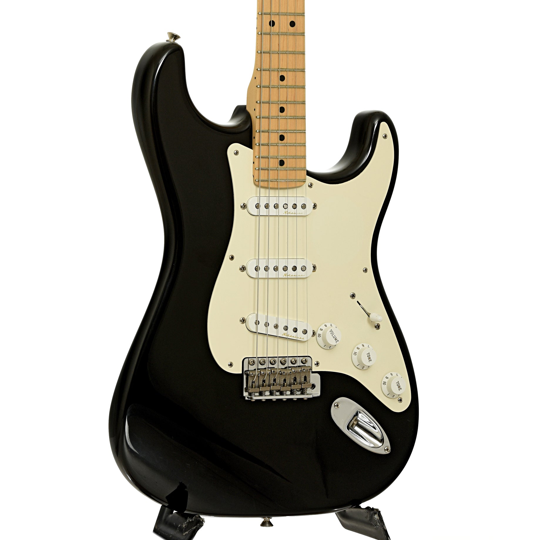 Front and side of Fender Eric Clapton Sratocaster Electric Guitar