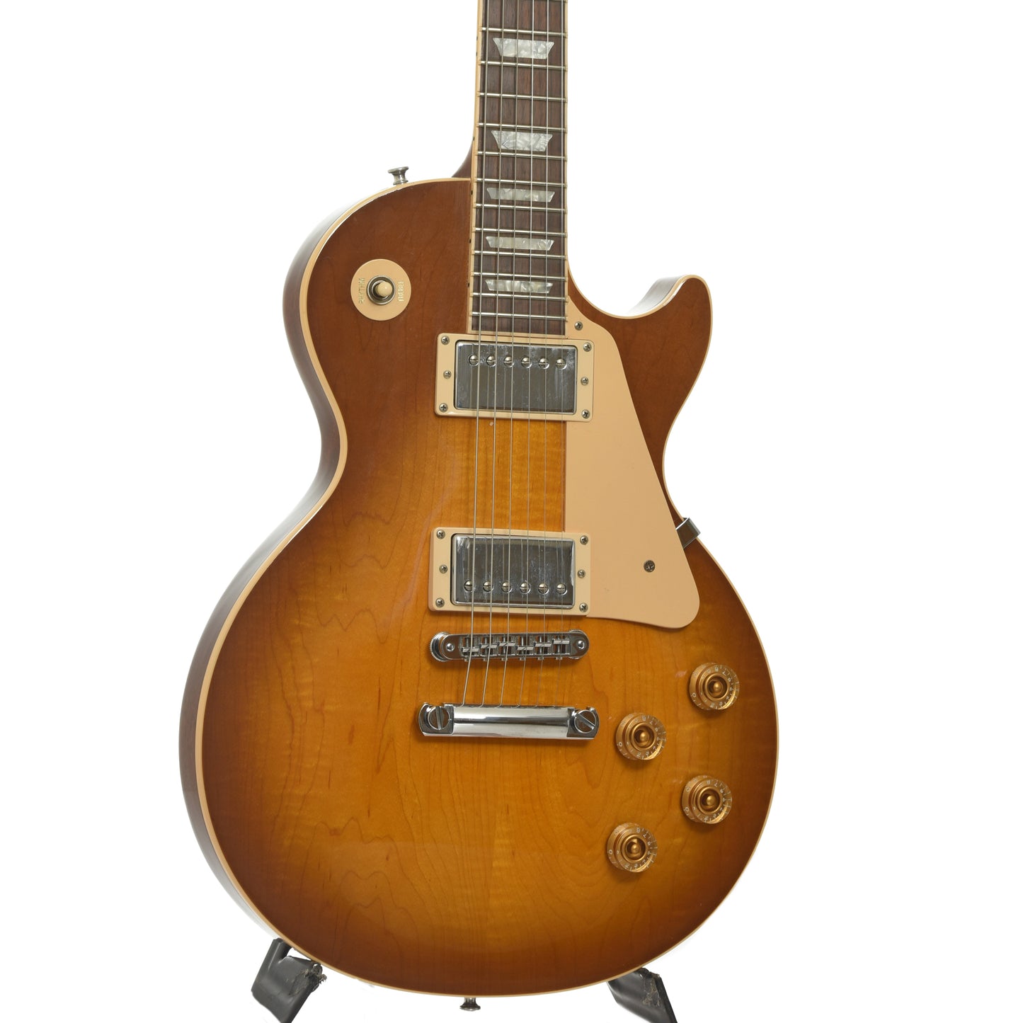 Front and side of Gibson Les Paul Standard Electric Guitar