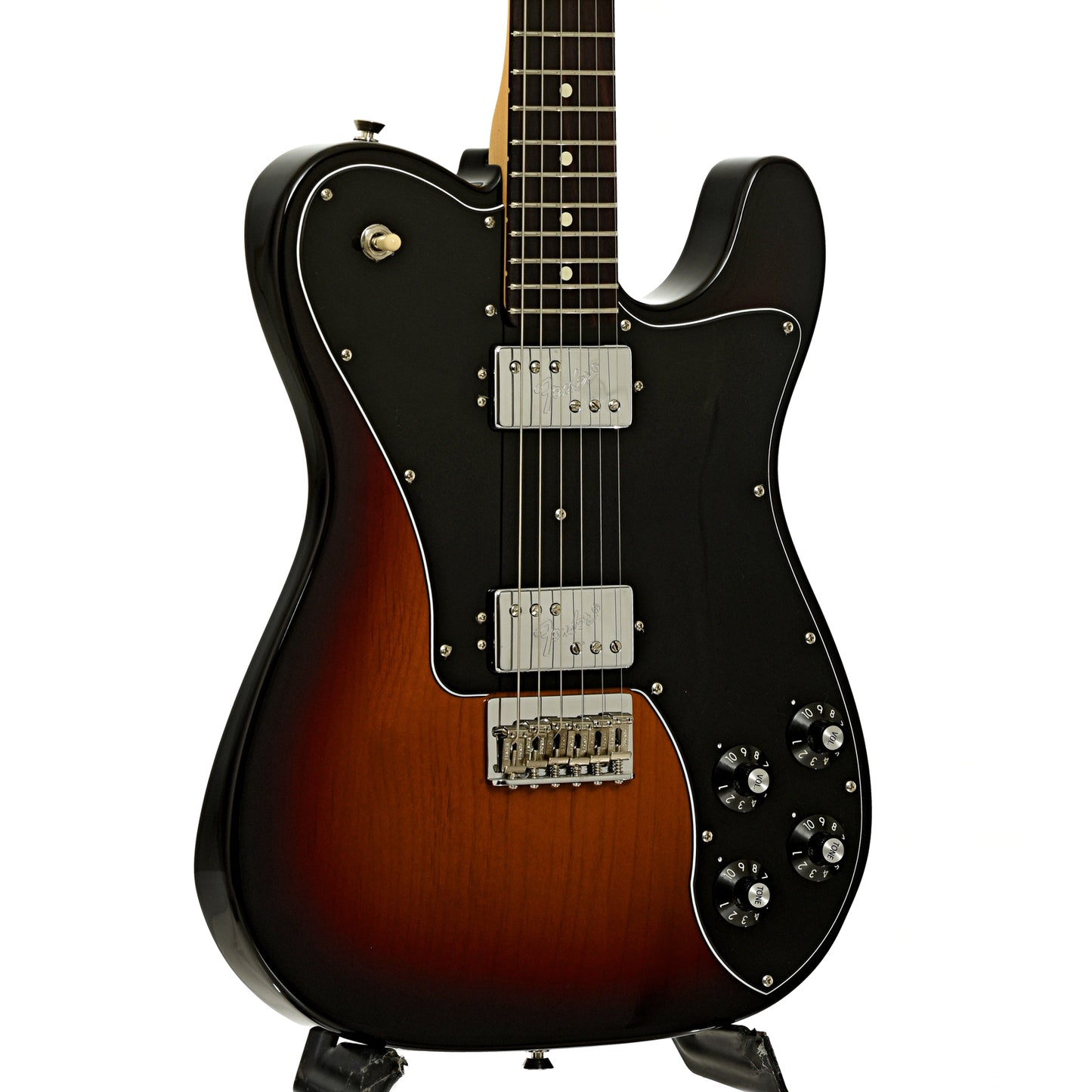 Front and side of Fender American Professional Telecaster Deluxe Electric Guitar