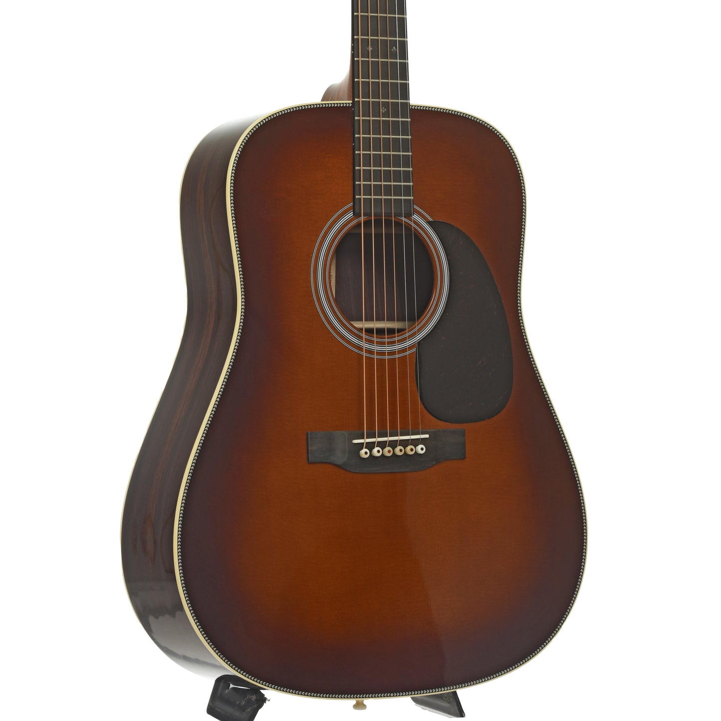 Front and side of Martin HD-28 Ambertone Guitar