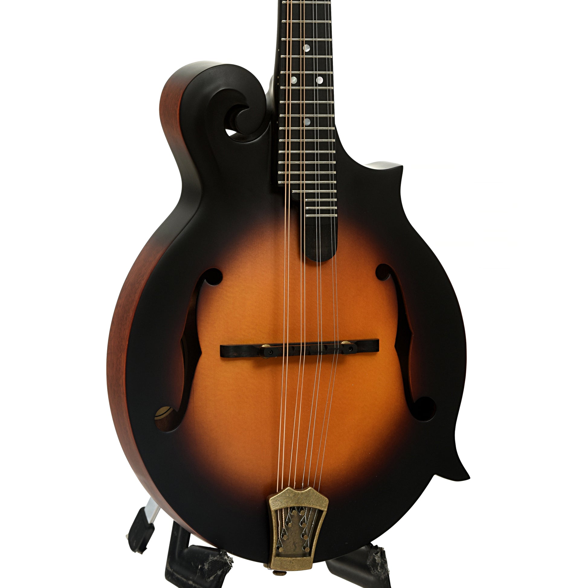 Front and side of Washburn Americana M108SW F-Style Mandolin  