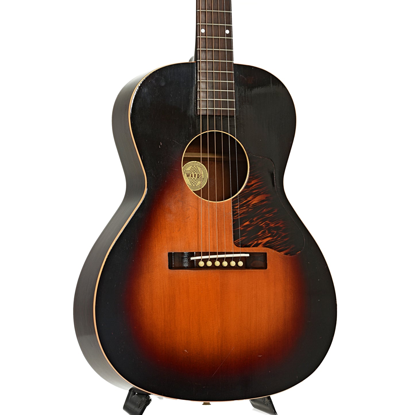 Front and side of Carson J. Robinson Model 1281 Acoustic Guitar 