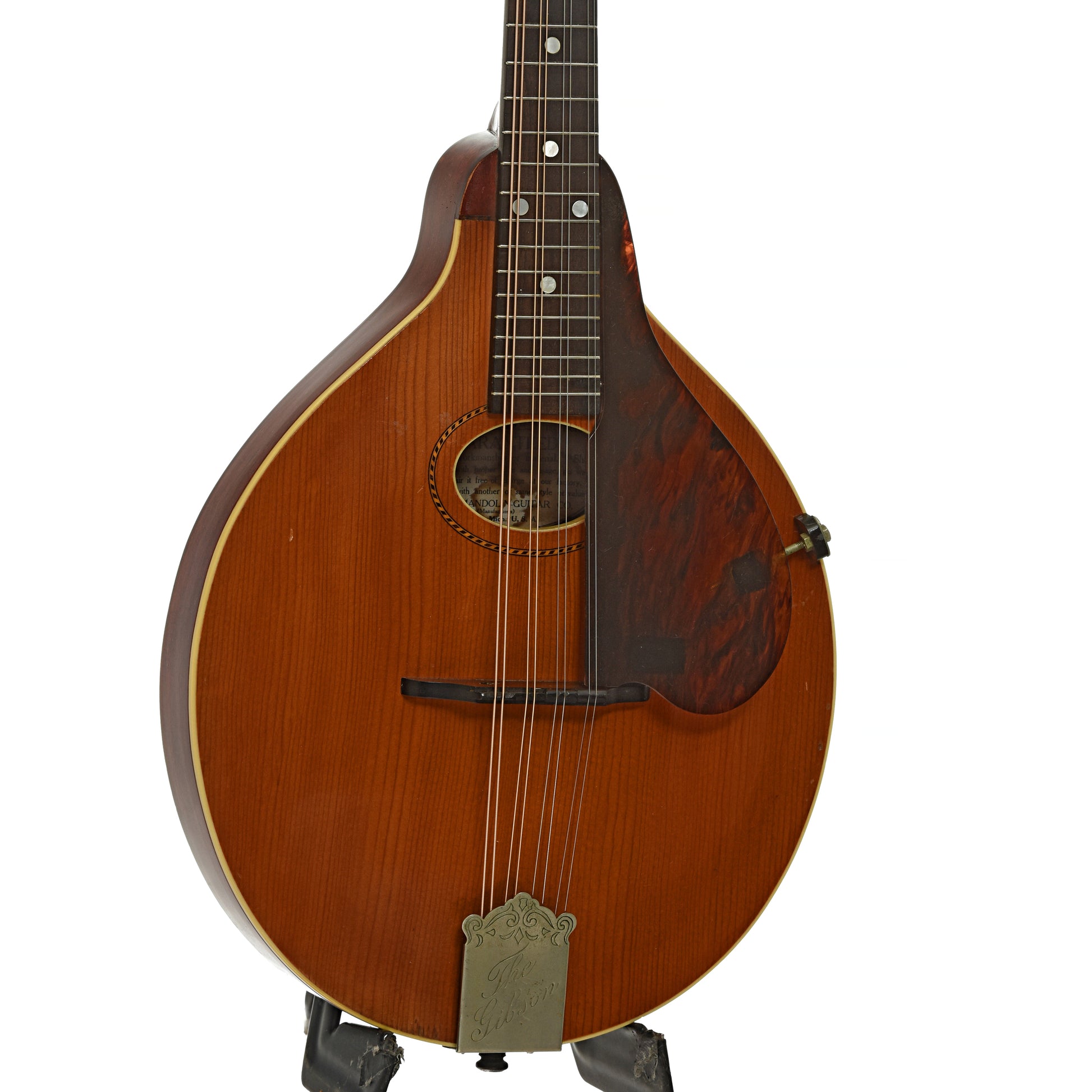 Front and side of Gibson A Mandolin 