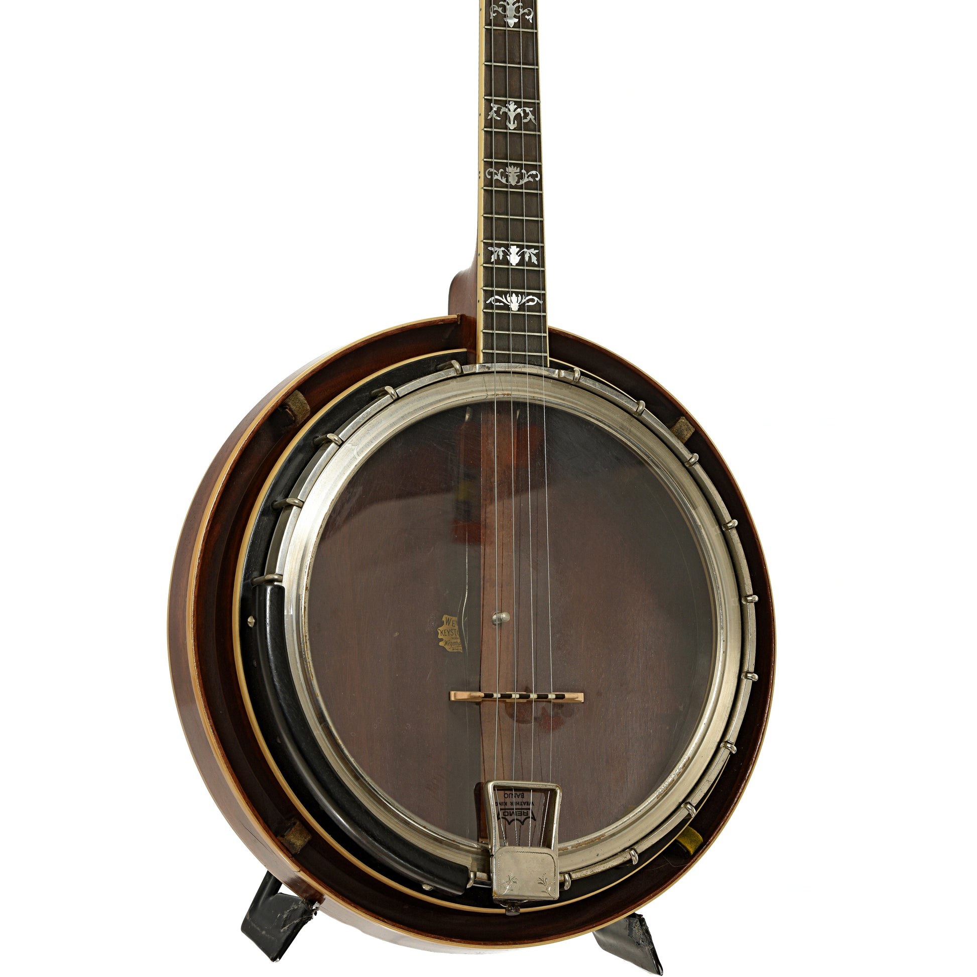 Front and side of Weymann Orchestra Style 1 Tenor Banjo