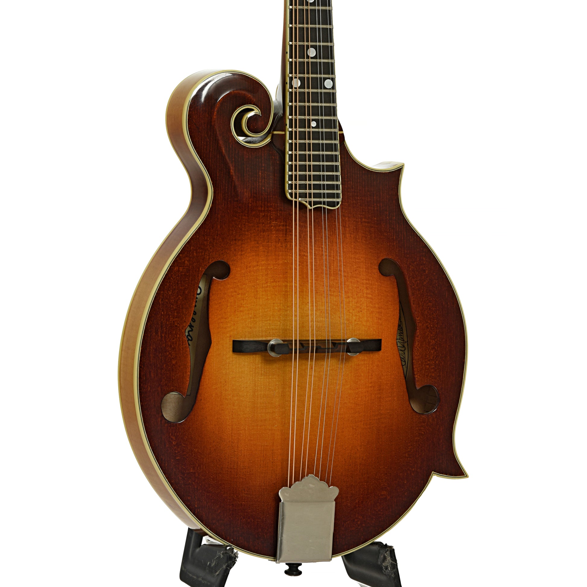 Front and side of Omeena F-Style Mandolin 