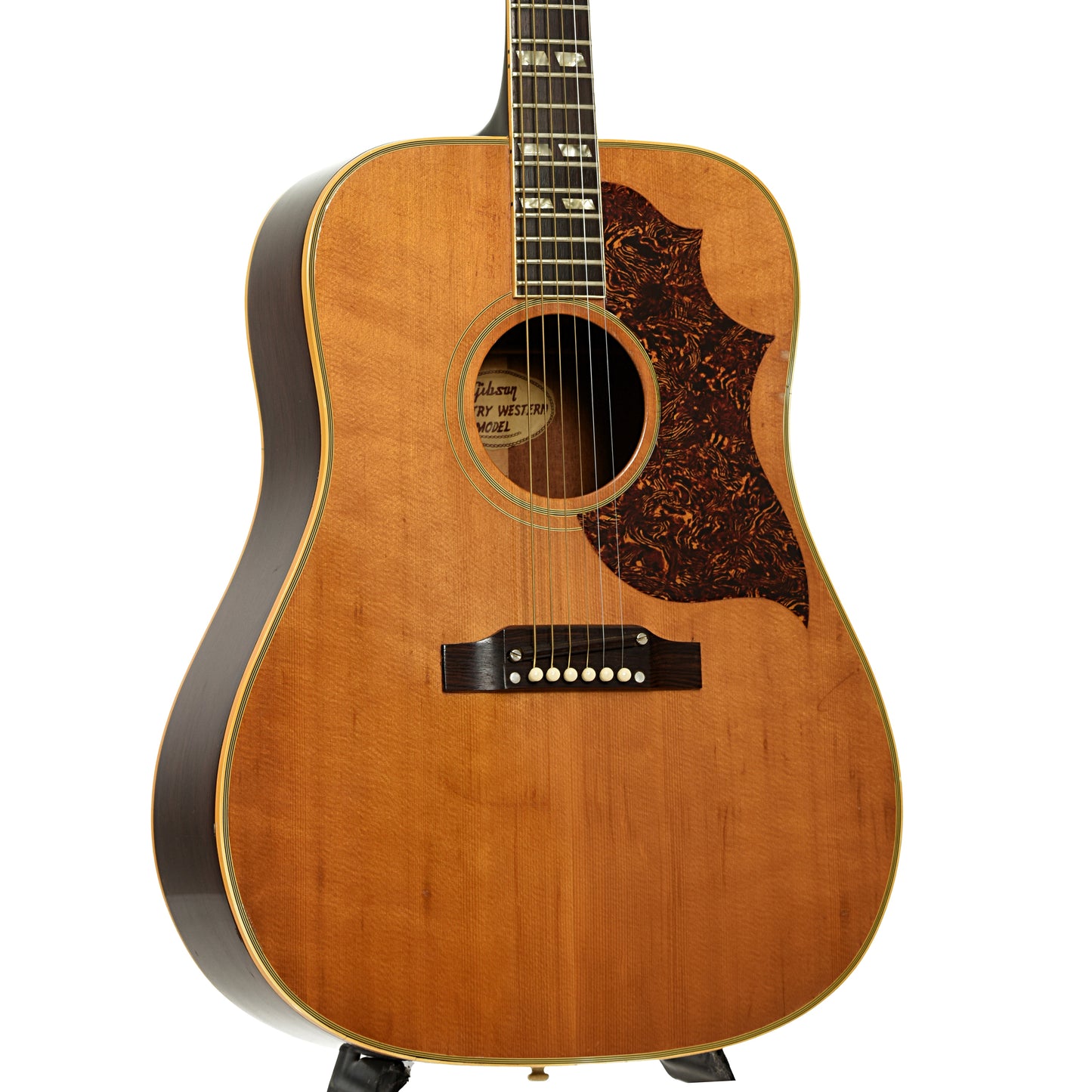 Front and side of Gibson SJN Country Western Acoustic Guitar