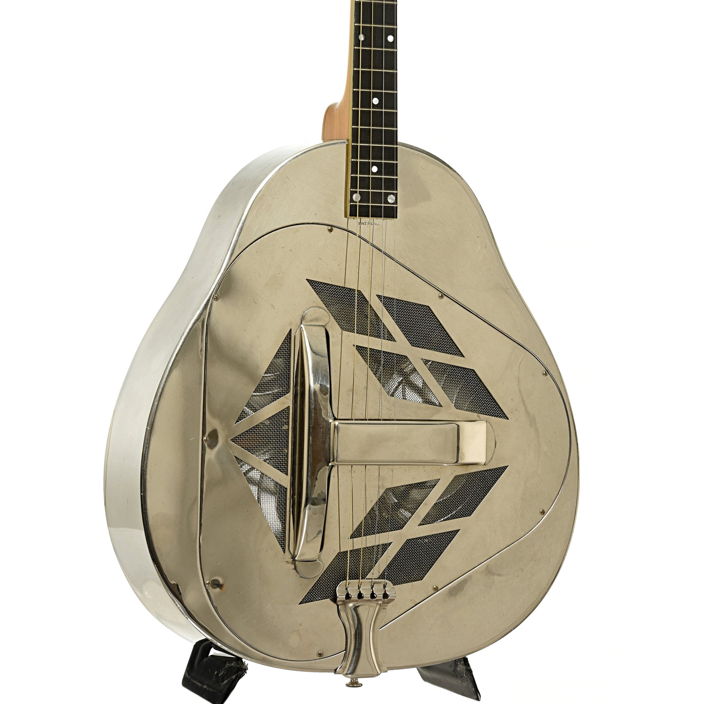 Front and side of National Style 1 Tricone Tenor Guitar