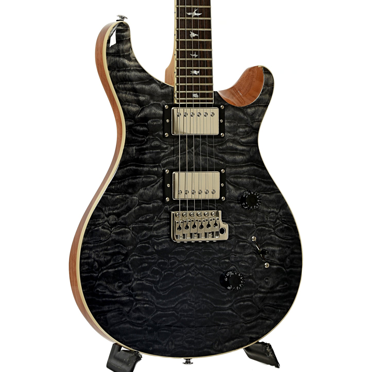 Front and side of PRS SE Custom 24 LE Electric Guitar 