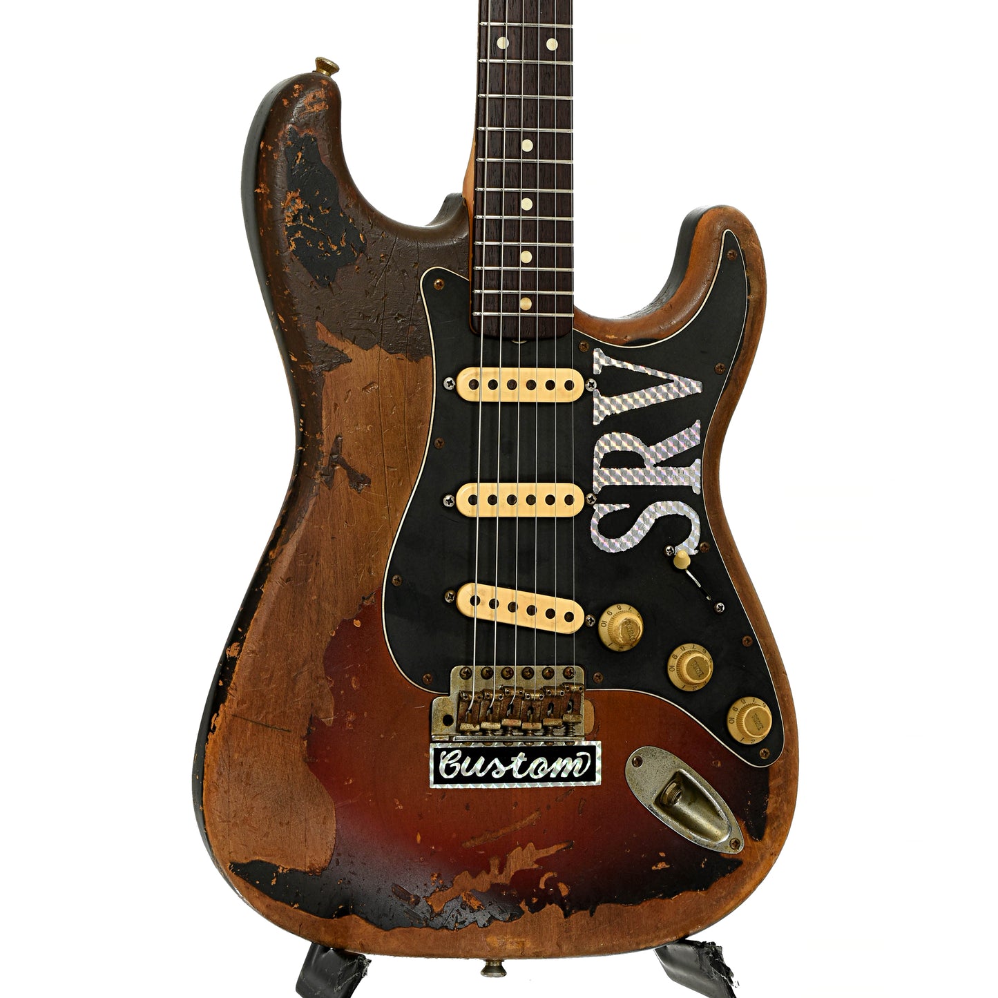 Front and side of Rocketfire SRV #1 Electric Guitar