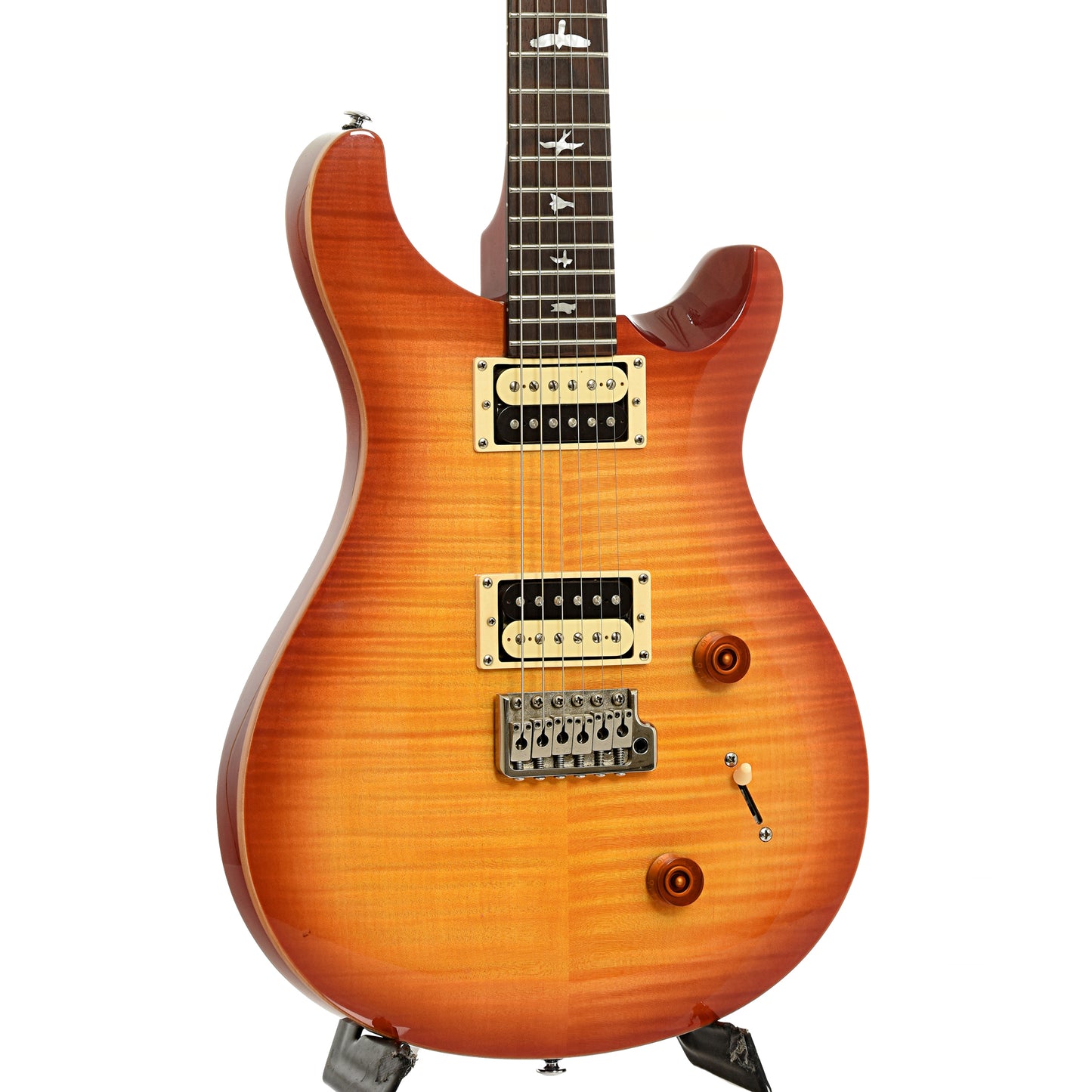Front and side of PRS SE CE Custom 24 Electric Guitar