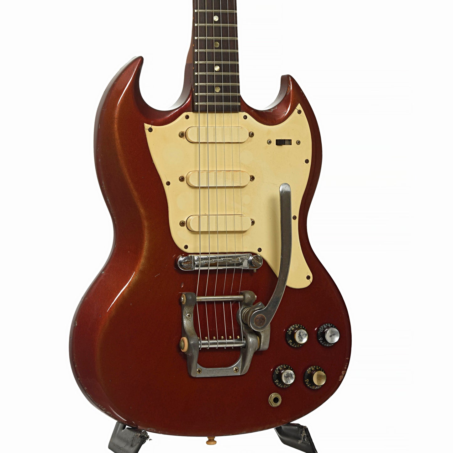 Front and side of Gibson Melody Maker III Electric Guitar 