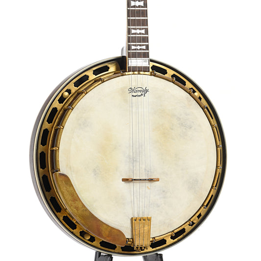 Full front and side of Gibson TB Granada Tenor Banjo (1927)