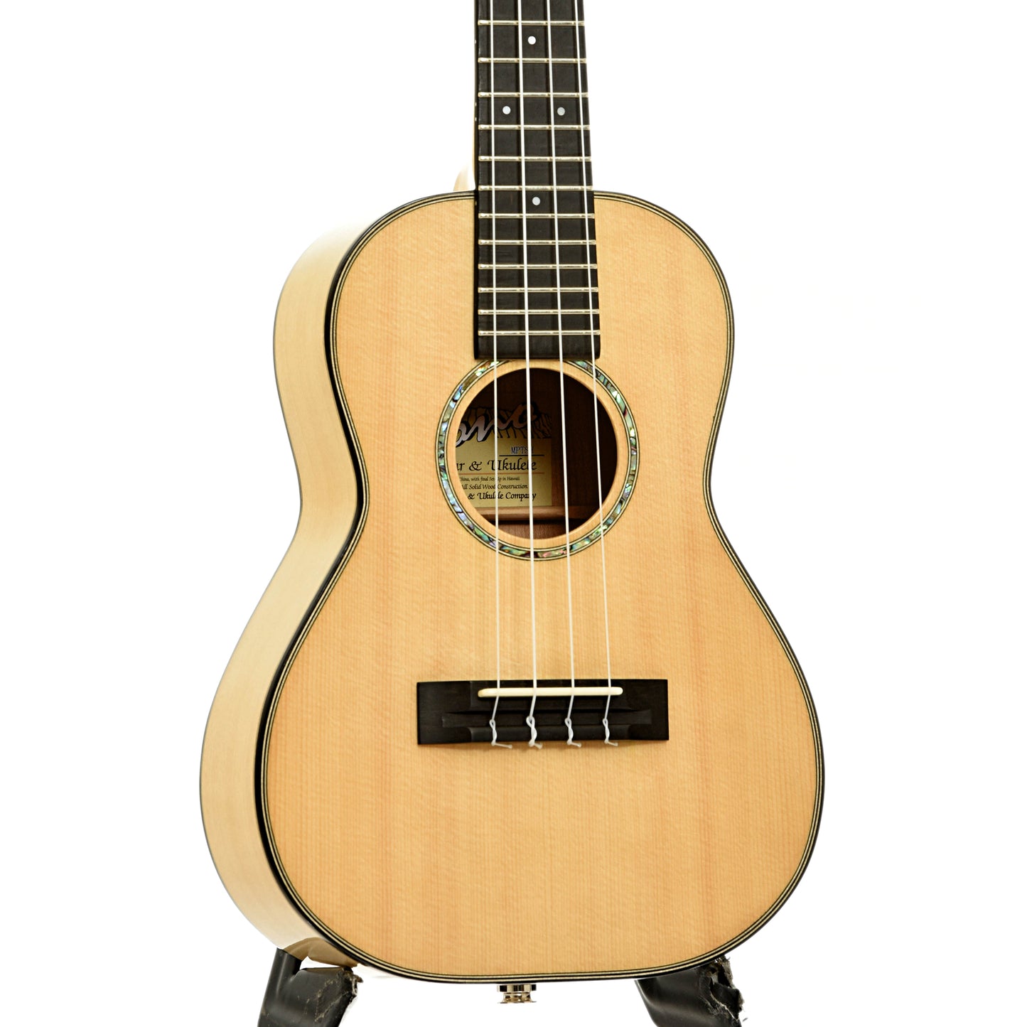 Front and side of Pono MPTSH Tenor Ukulele