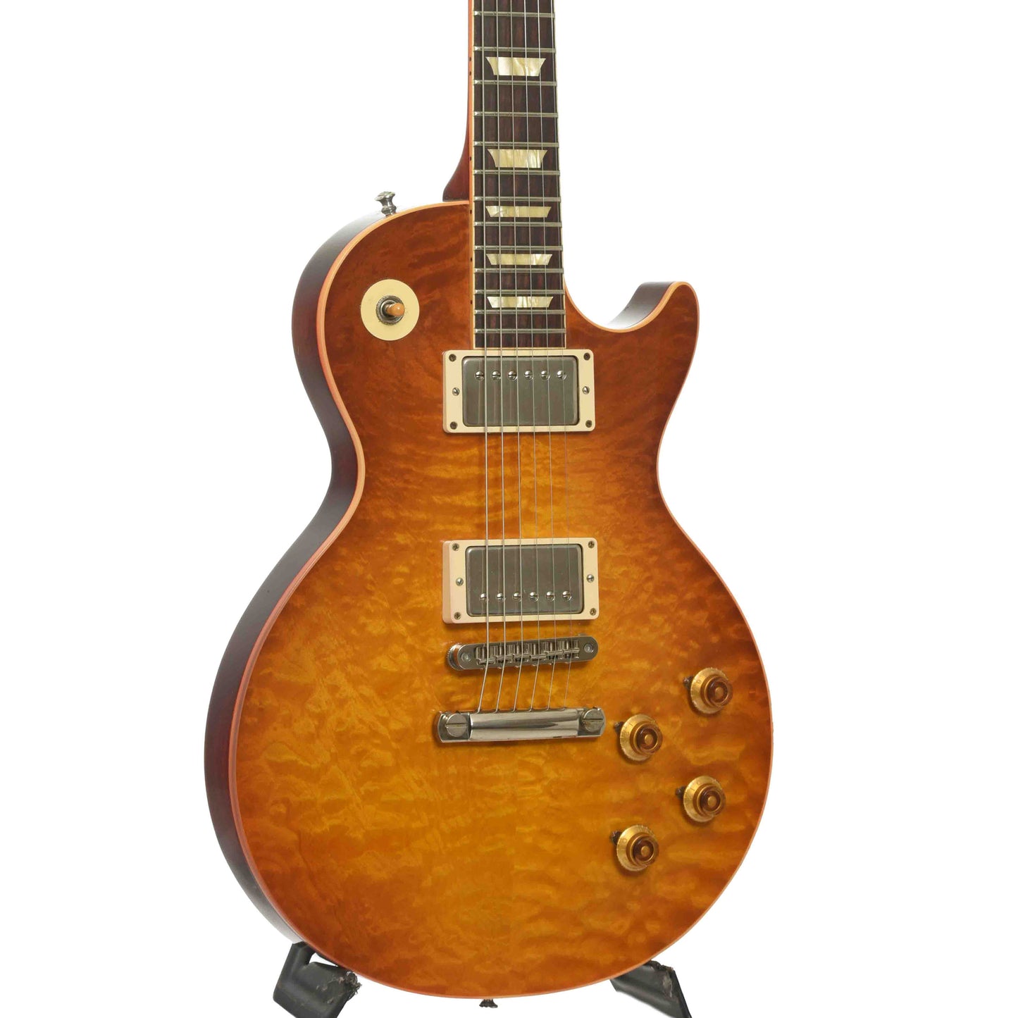 Front and side of Gibson Custom Shop 60th Anniversary '59 Les Paul Standard Reissue Electric Guitar (2019)