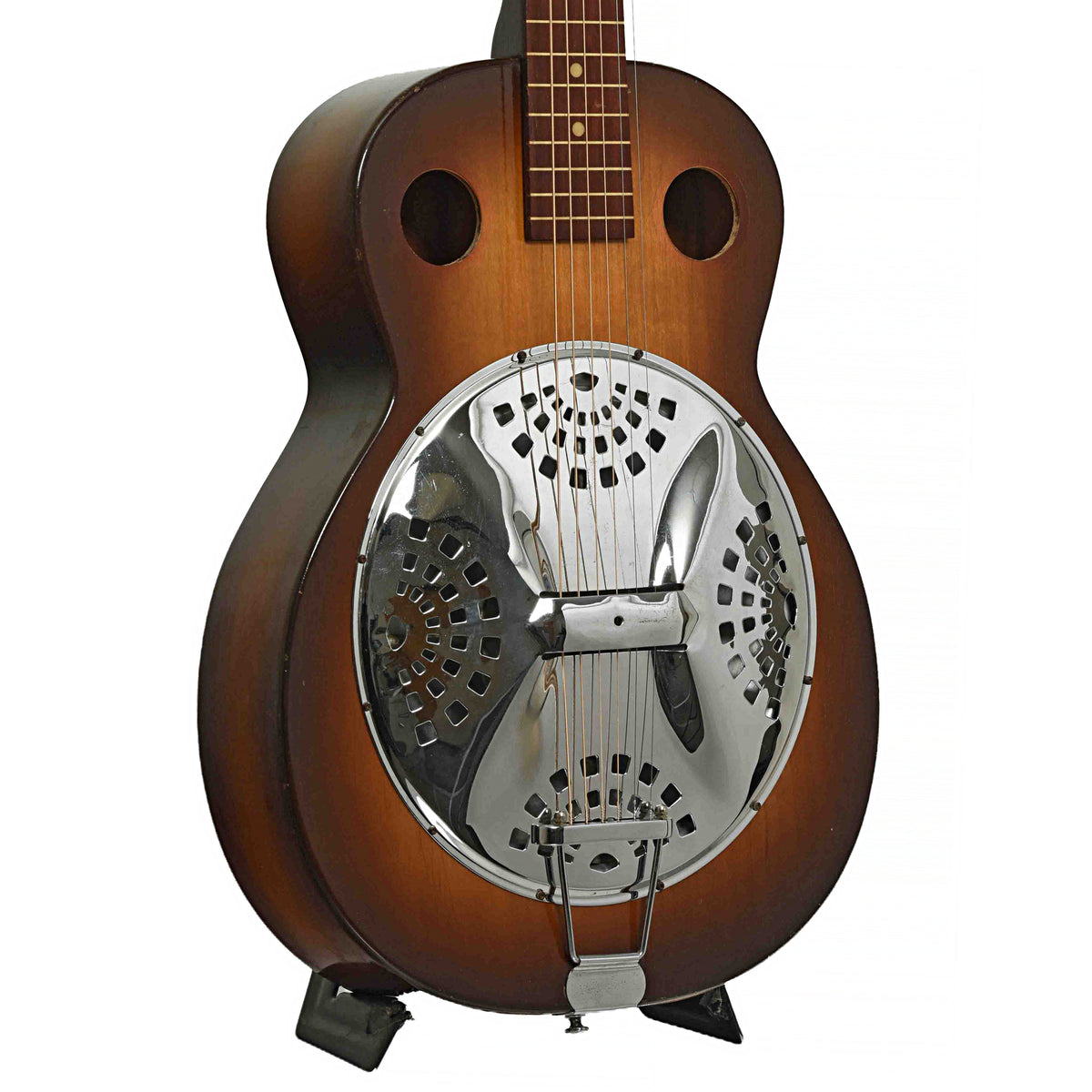 Front & Side of Dobro D40S The Blue Grass Model